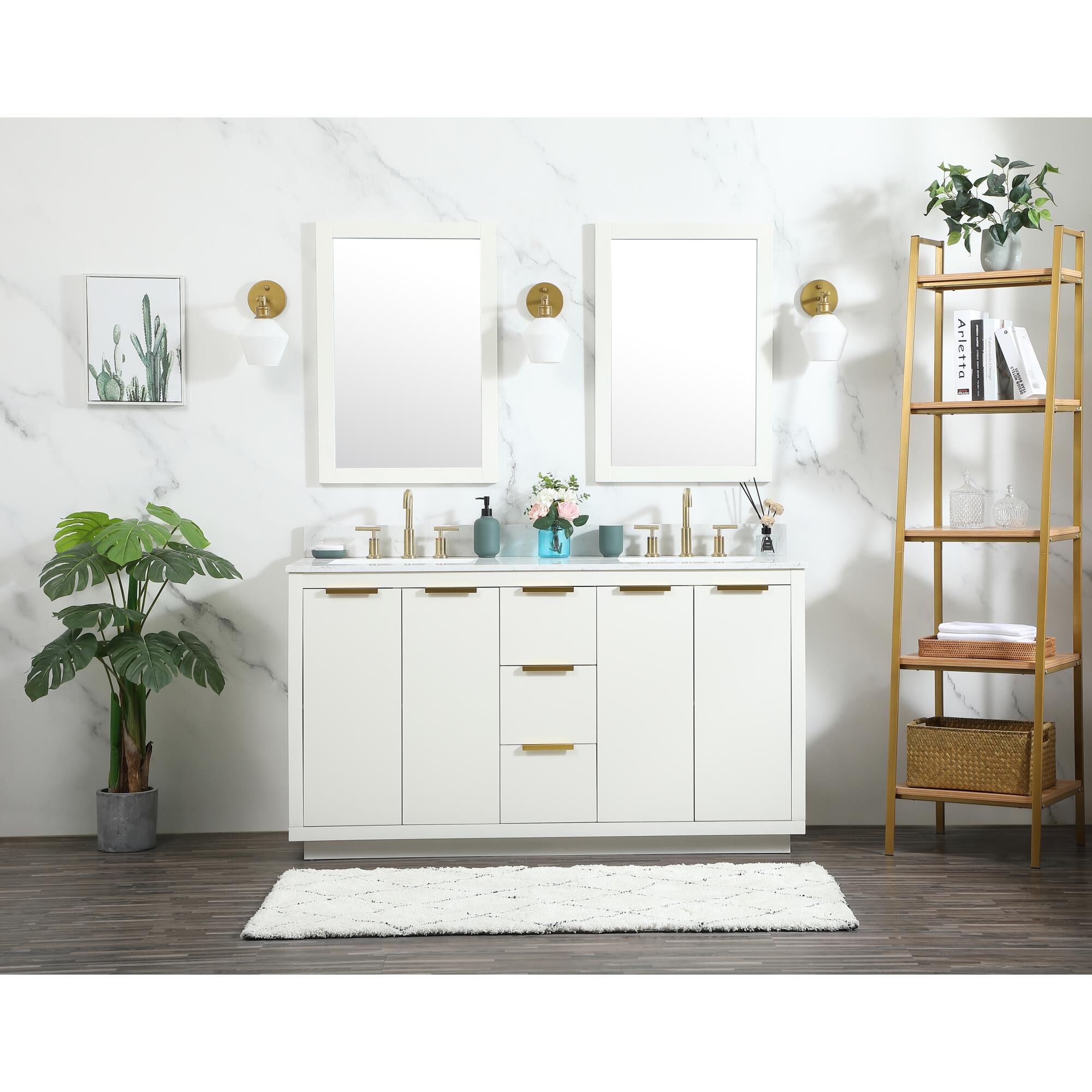 Blake 60 Inch Bath Vanity by Elegant Decor