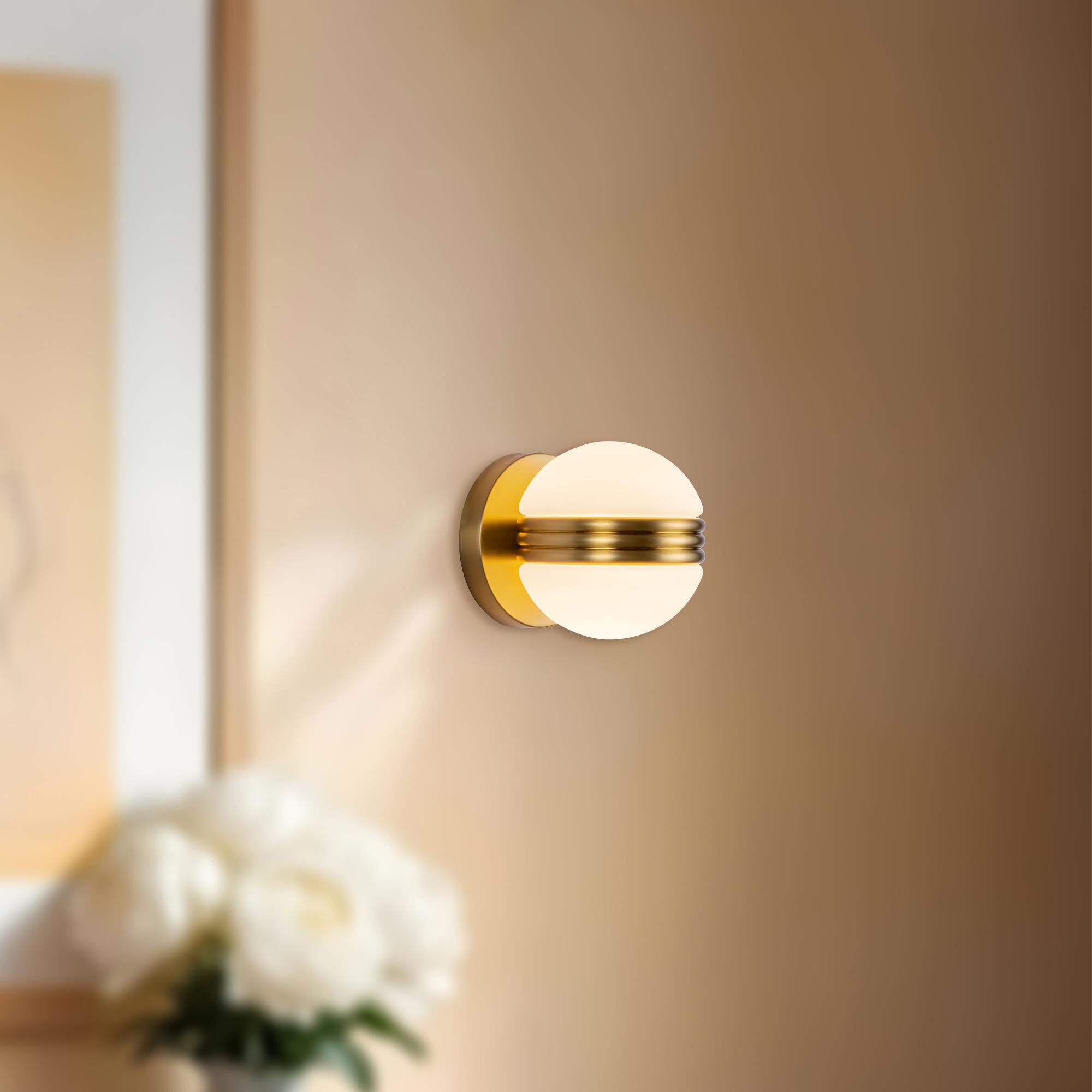 Peyton Fox Selene 5 Inch Wall Sconce by Kuzco Lighting