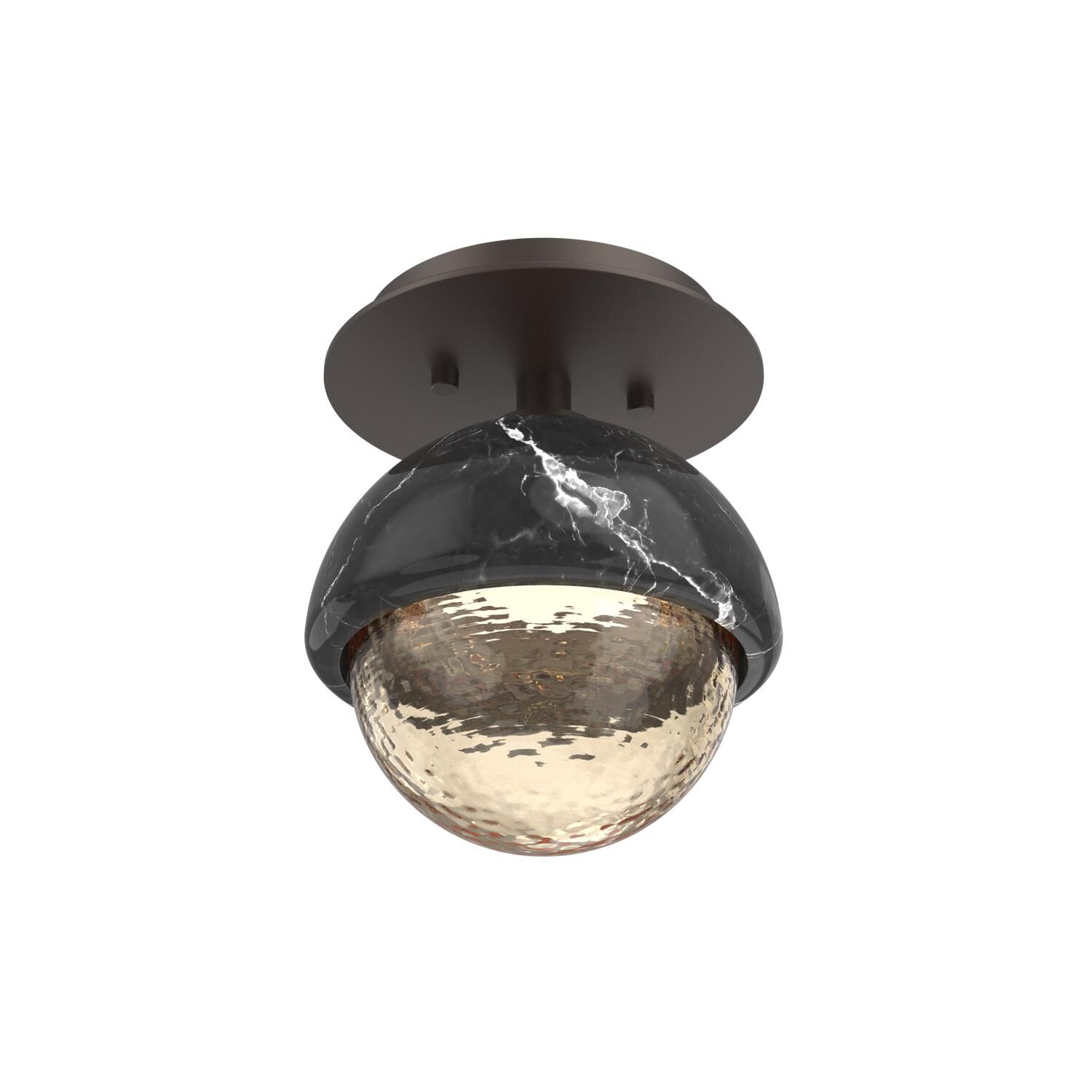 Levi Wilson Cabochon 6 Inch Flush Mount by Hammerton Studio