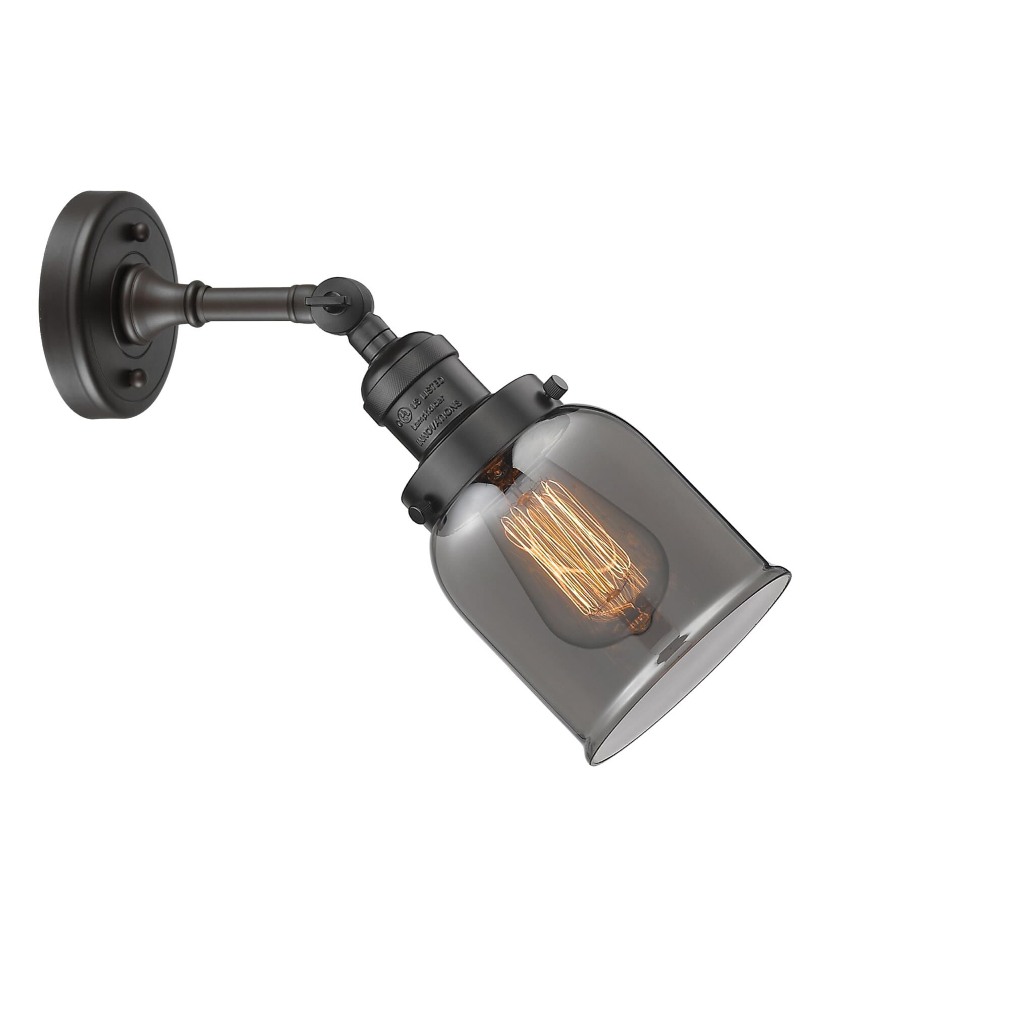 Shown in Oil Rubbed Bronze finish and Plated Smoked glass and None accent