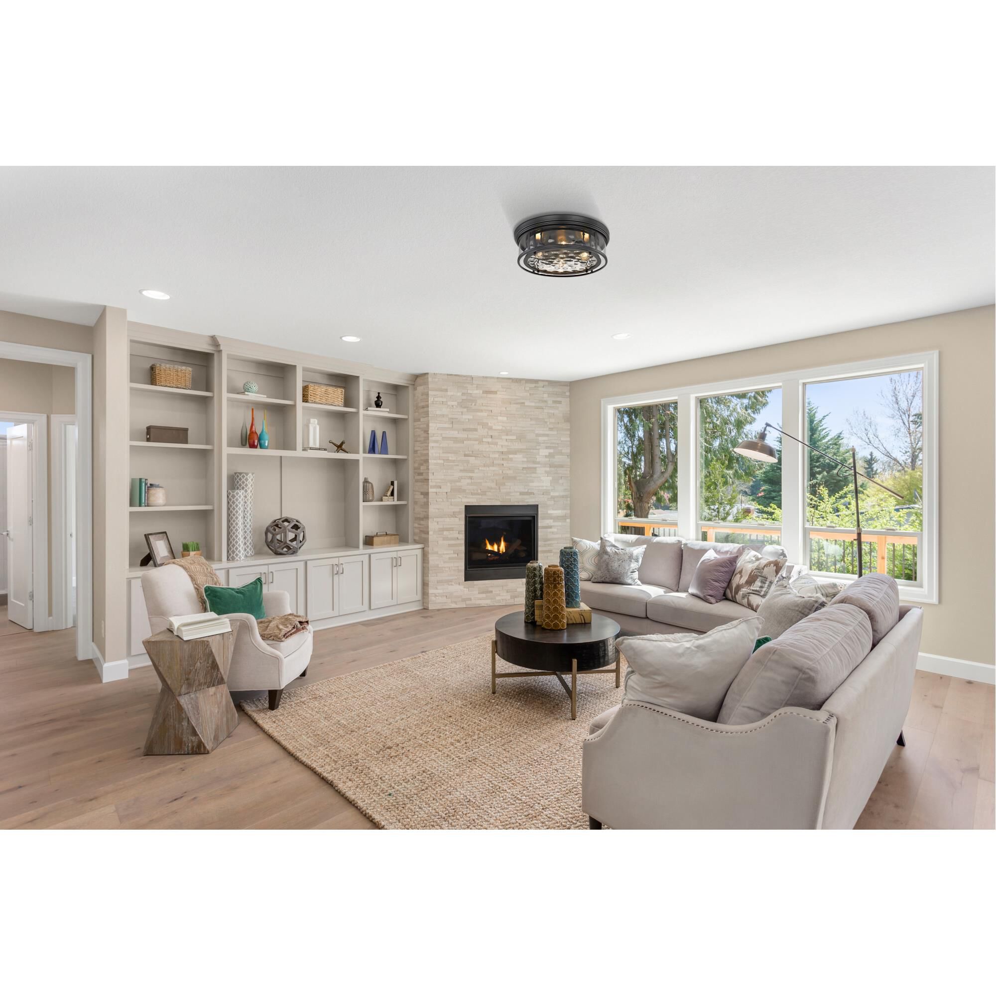 Clarion 20 Inch 4 Light Flush Mount by Z-Lite