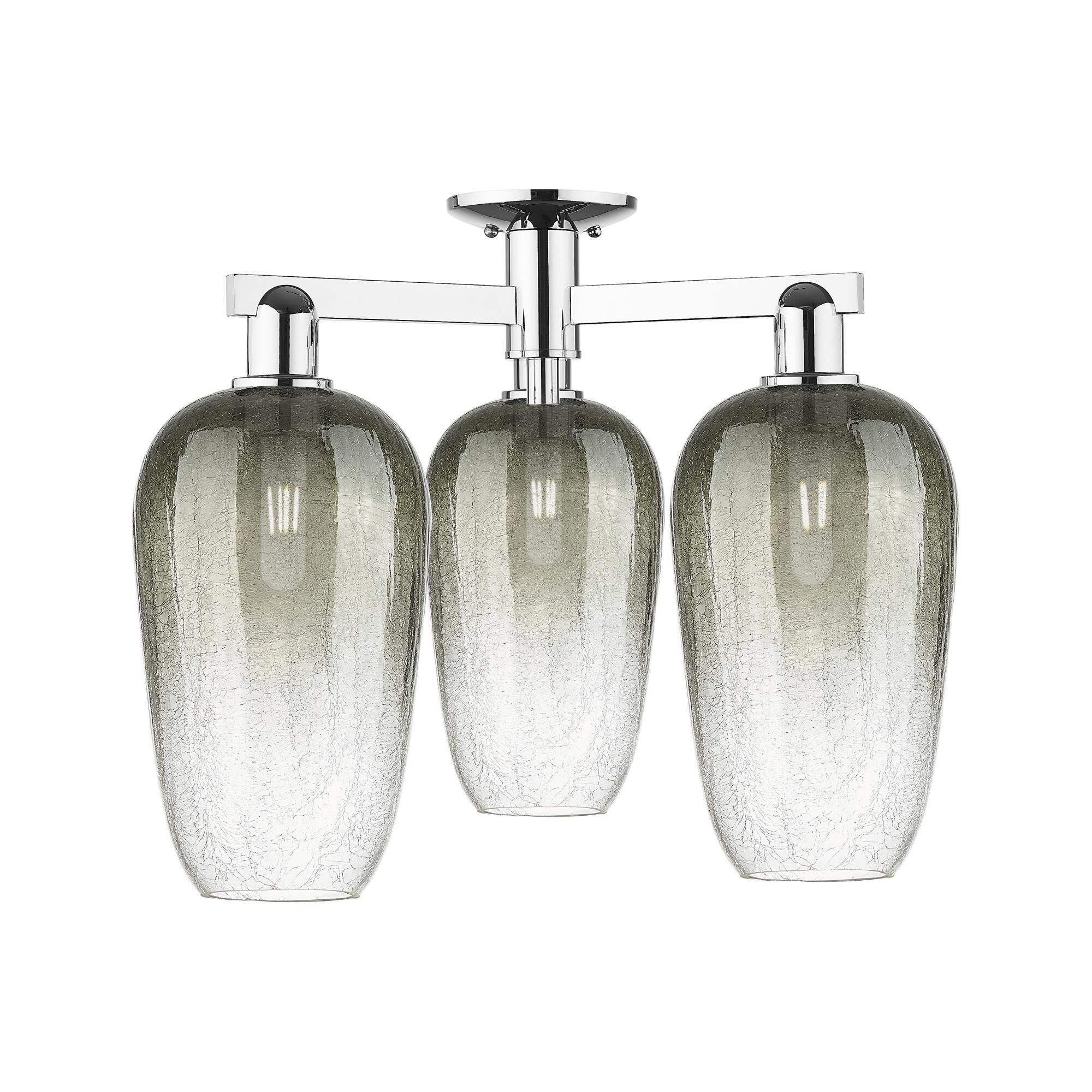 Bruno Marashlian Brookhaven Flute 25 Inch Semi Flush Mount by Innovations Lighting