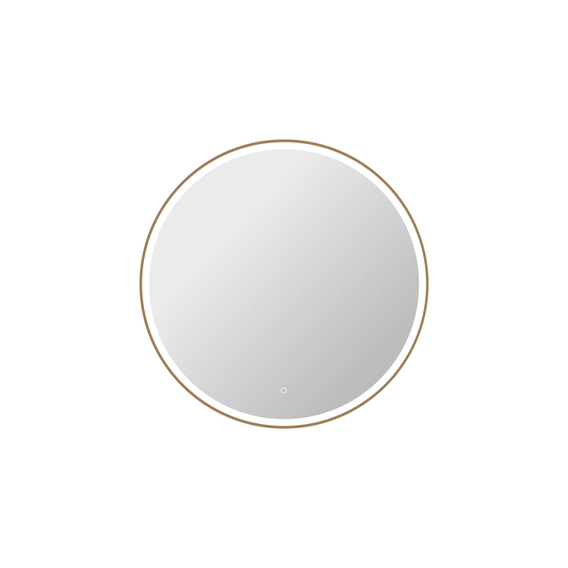 Harmoni 42 Inch Round LED Lighted Mirror by Elegant Decor