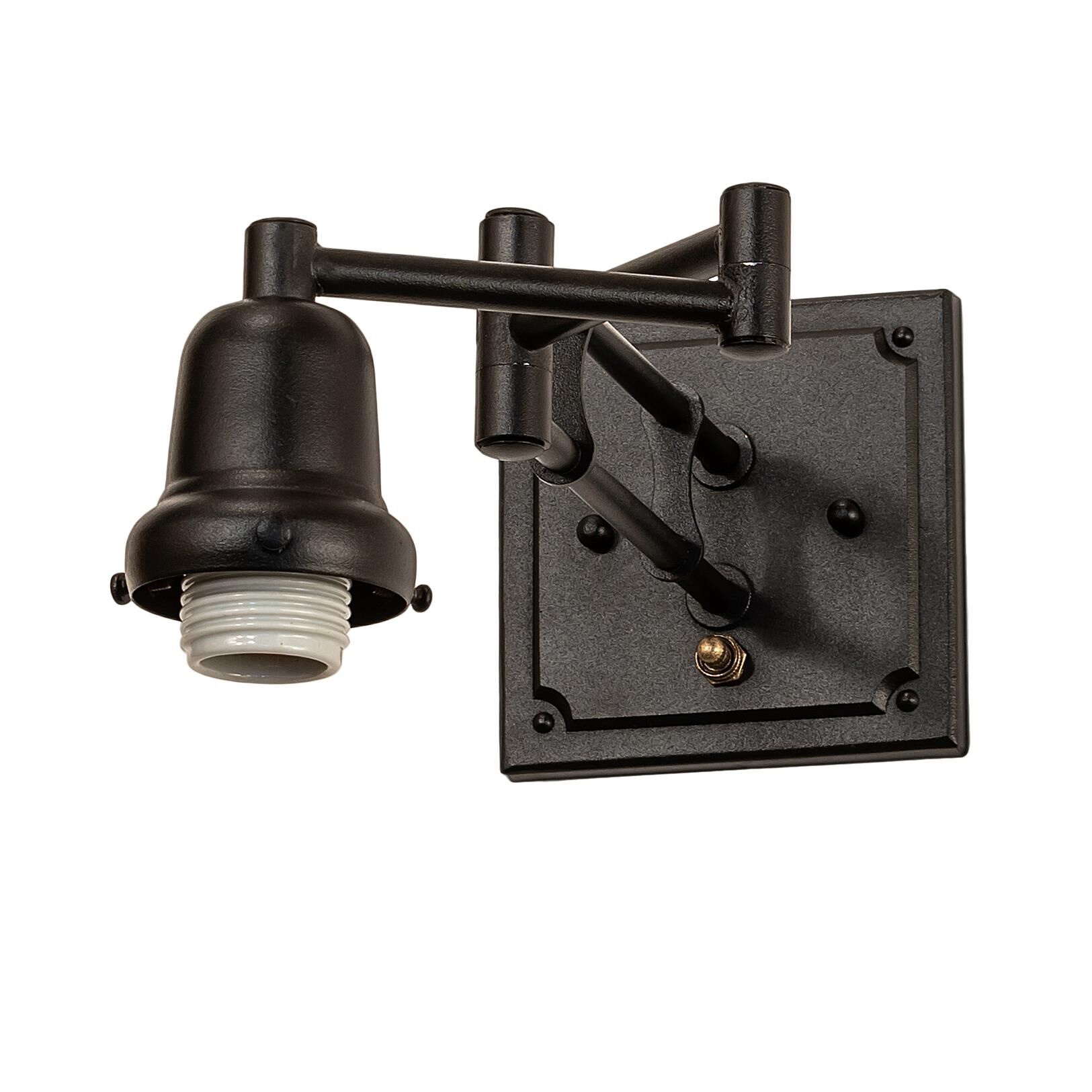 Shown in Pewter Finish finish and Black Metal Finish glass