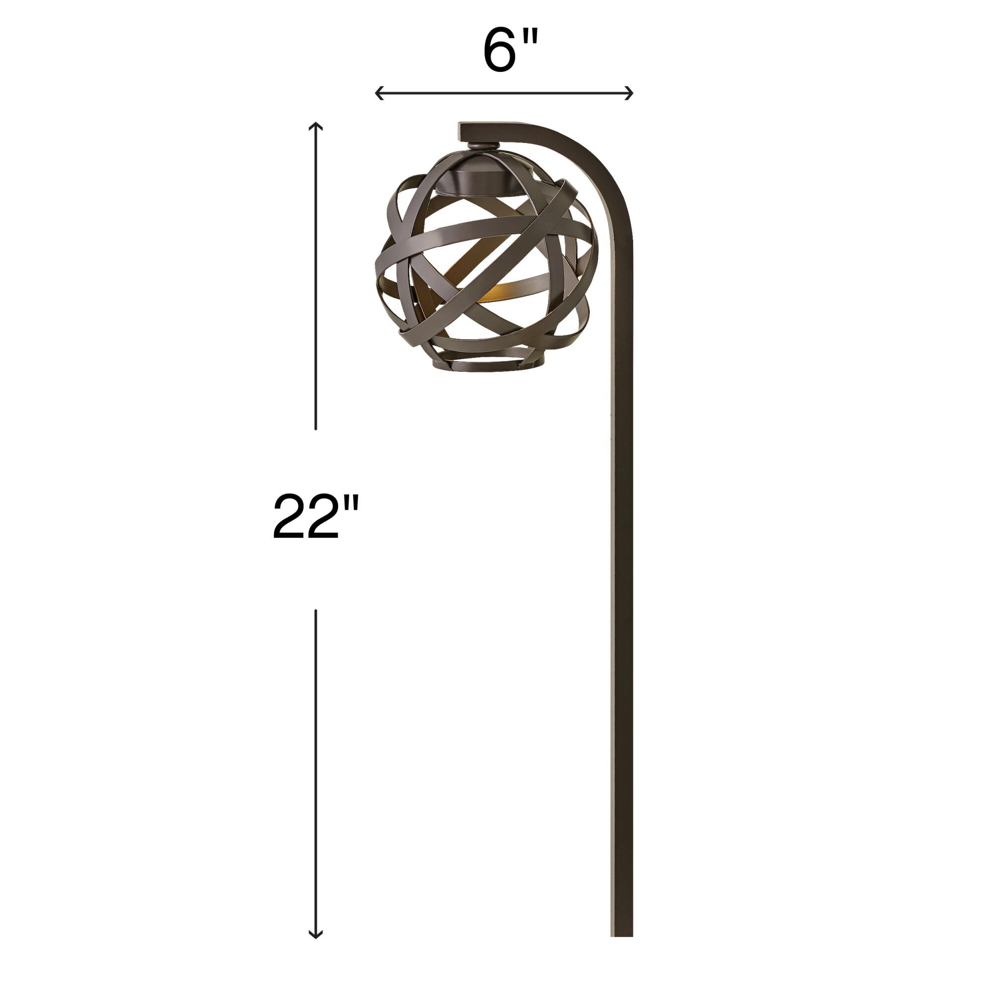 Shown in Bronze finish and Etched Lens glass