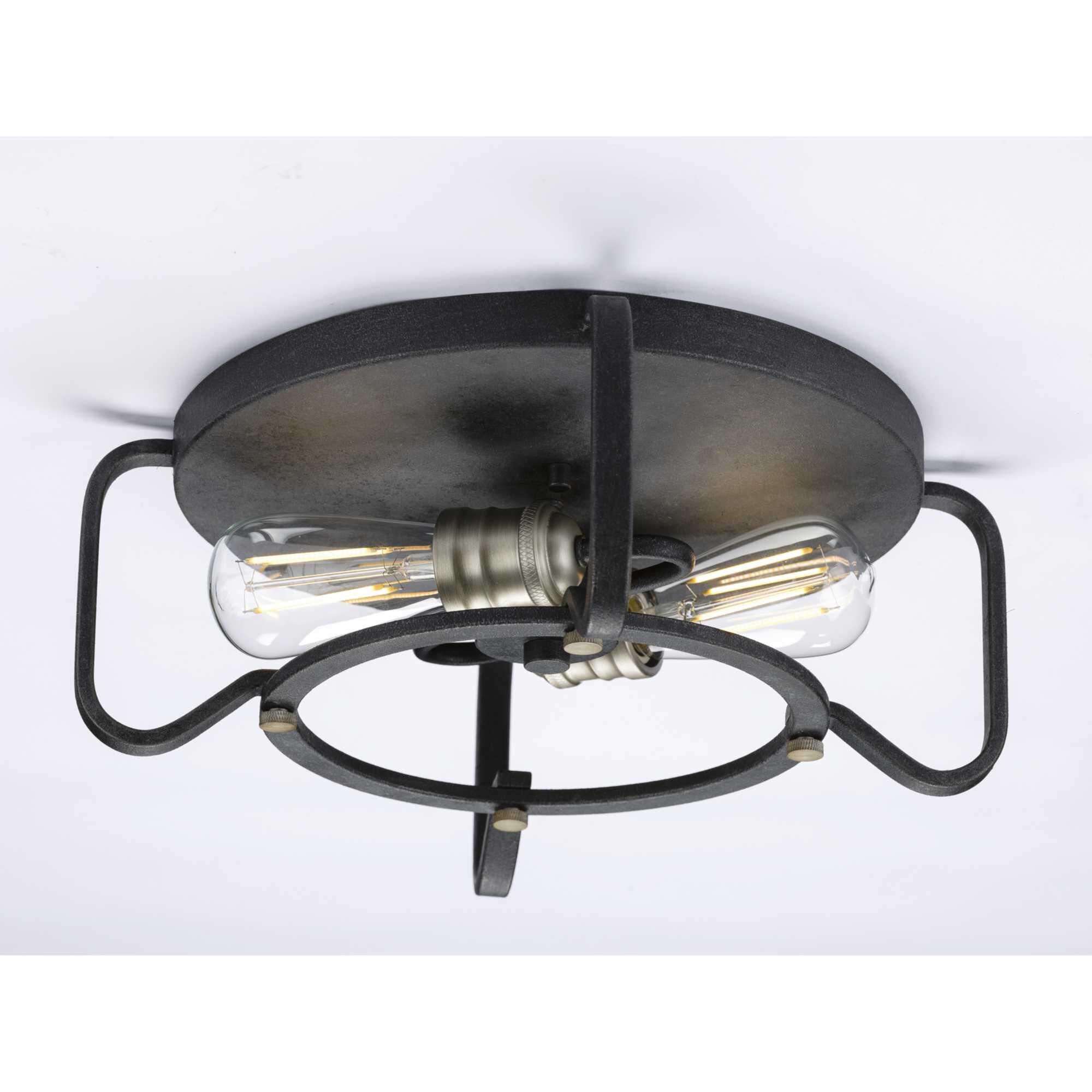 Foster 16 Inch 2 Light Flush Mount by Progress Lighting