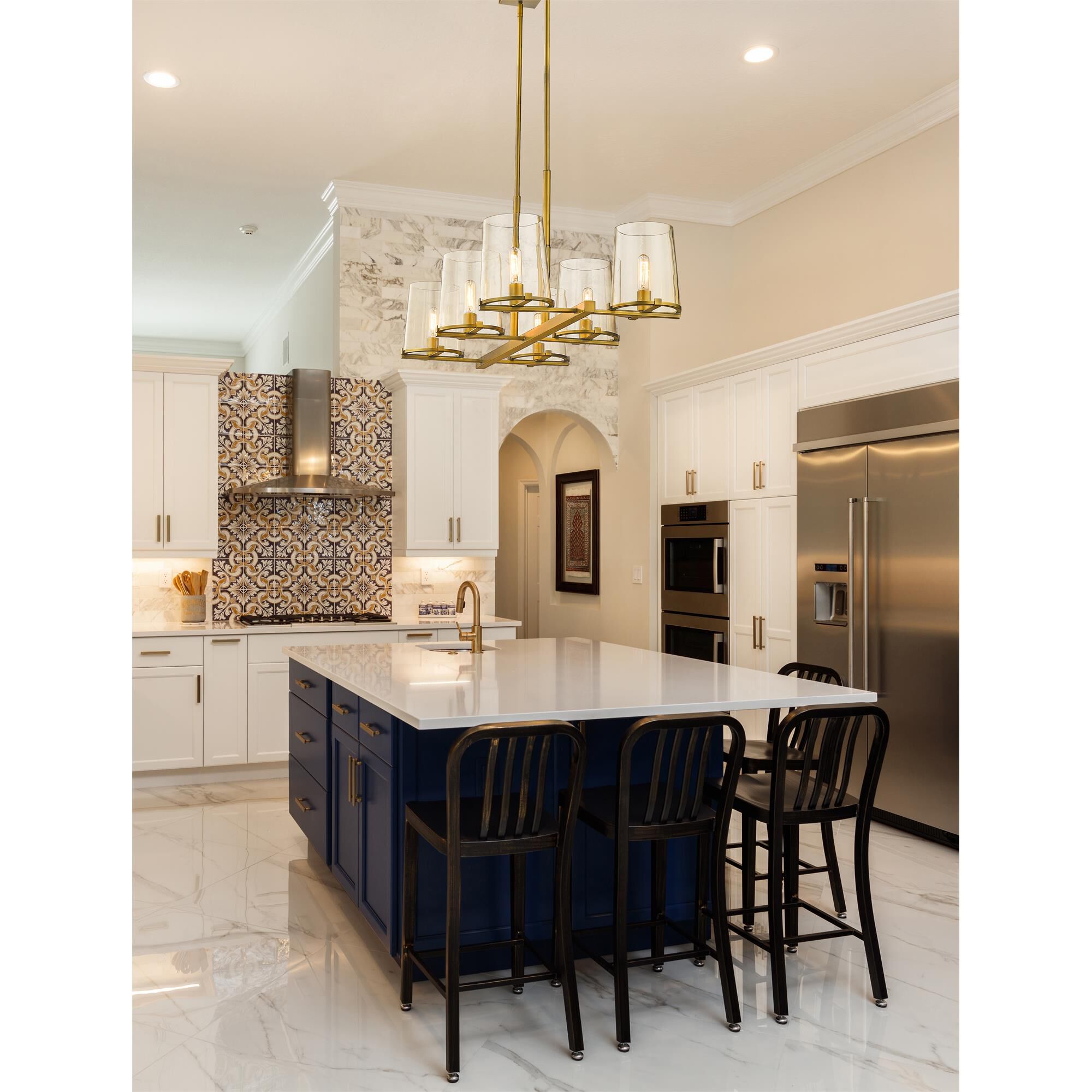 Callista 43 Inch 6 Light Linear Suspension Light by Z-Lite