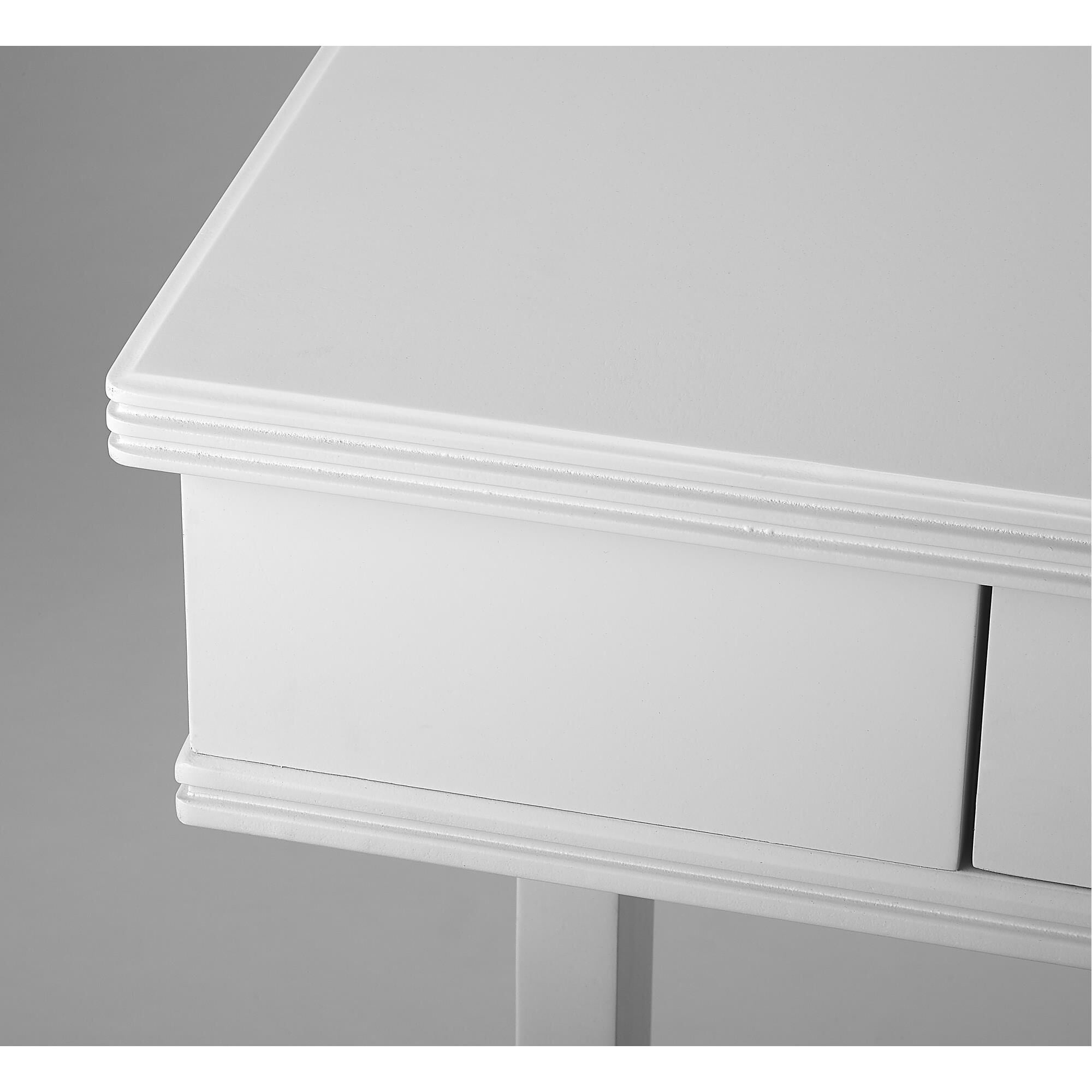 Shown in White finish