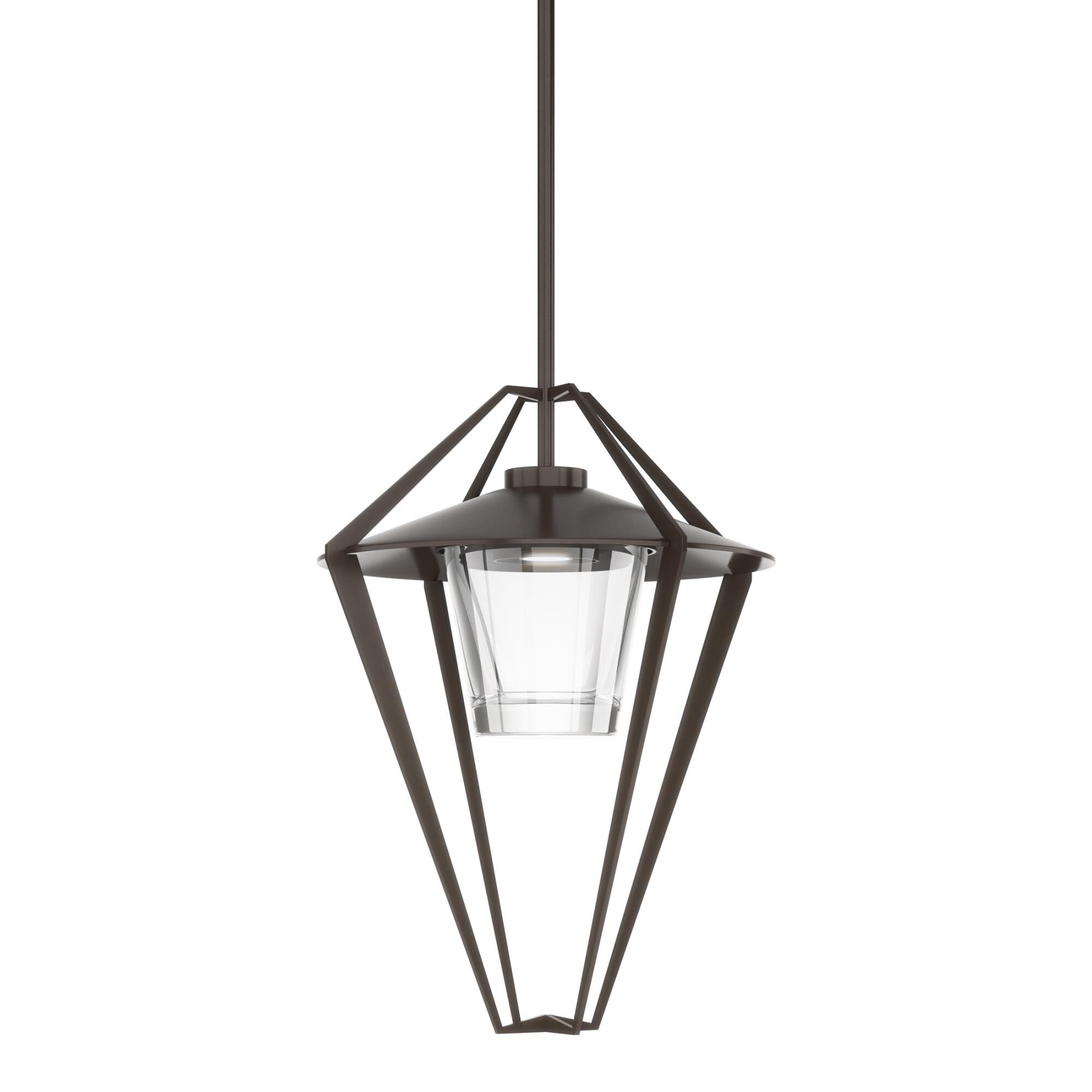 Shown in Coastal Bronze finish and Clear glass