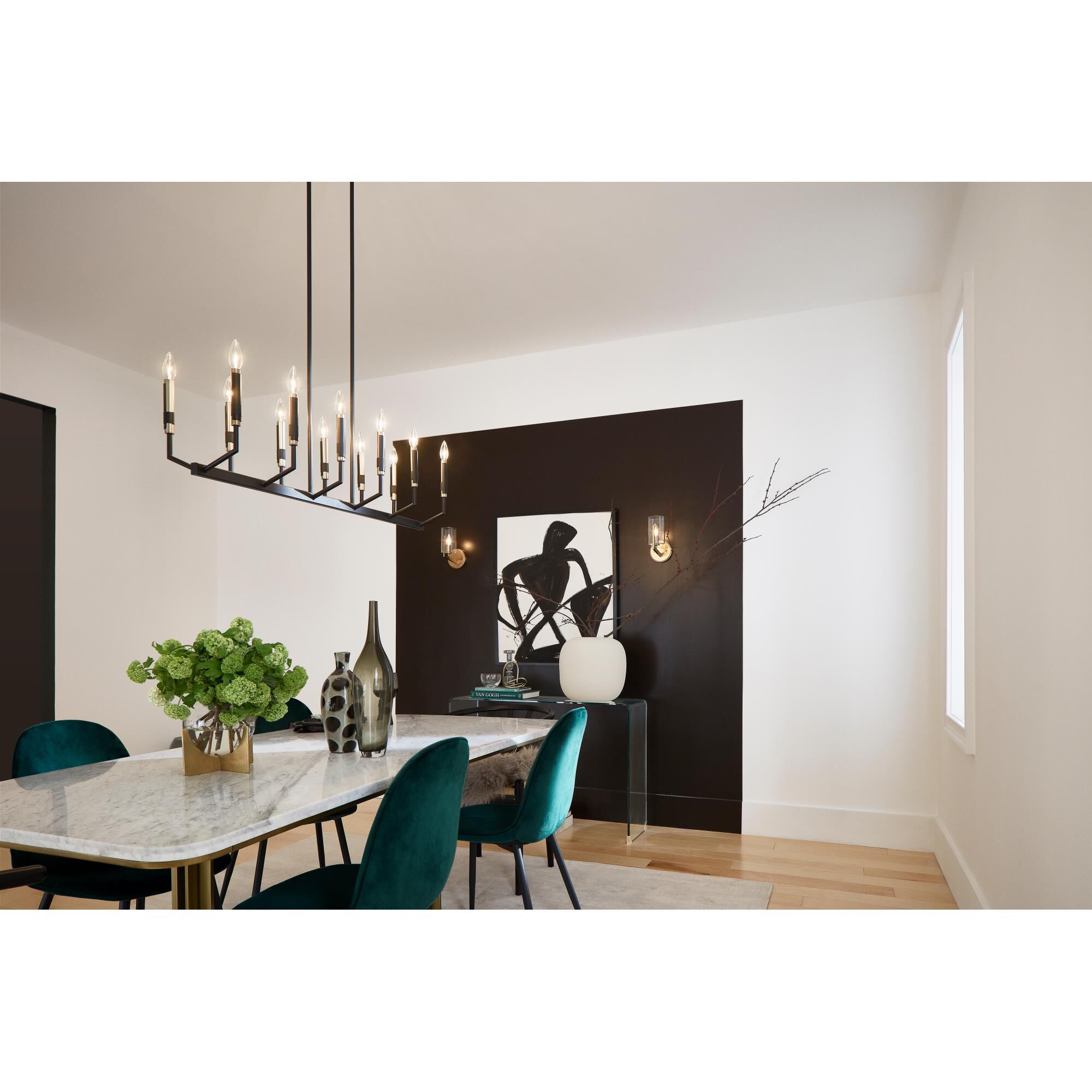 Shown in Black finish