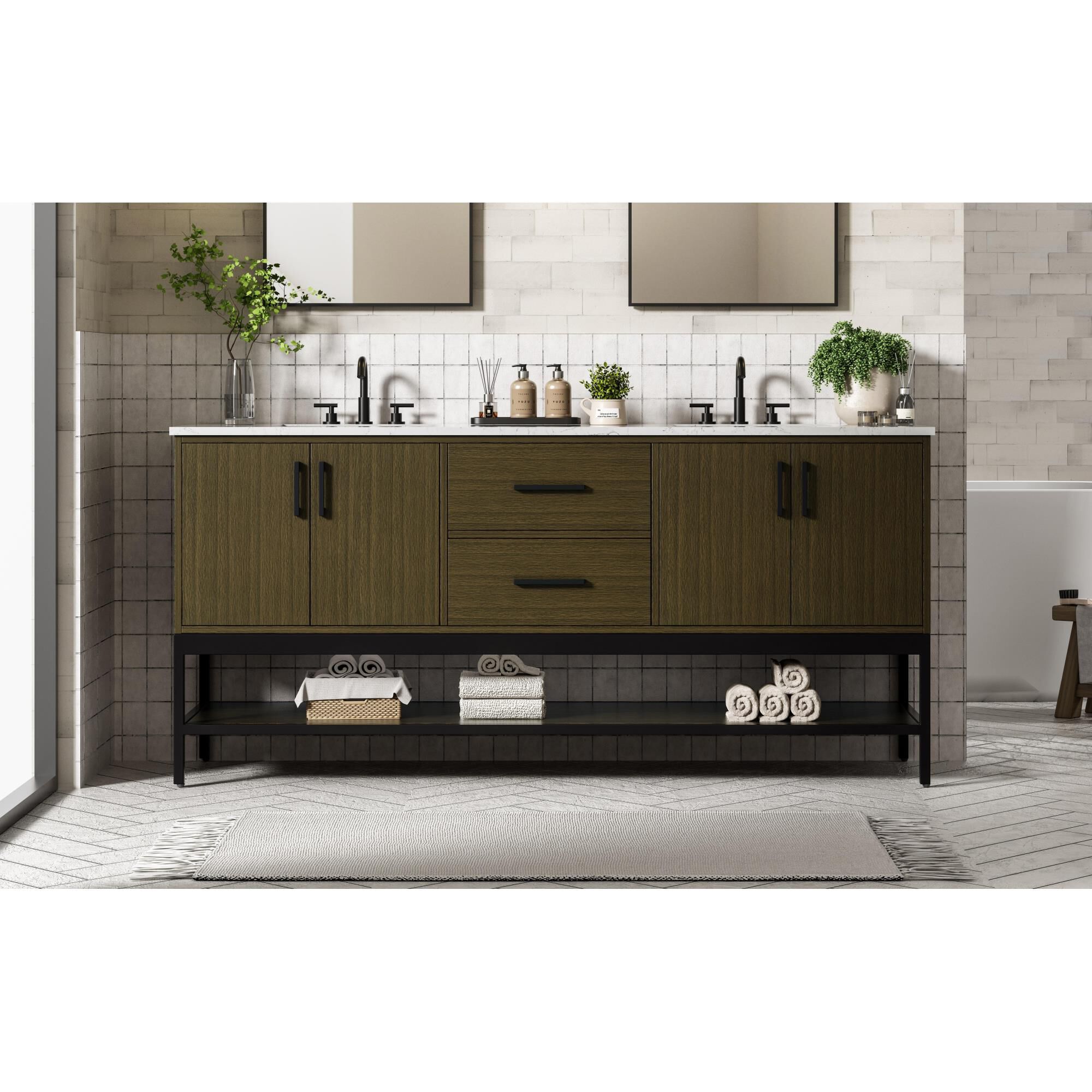 Shown in Chestnut Brown finish