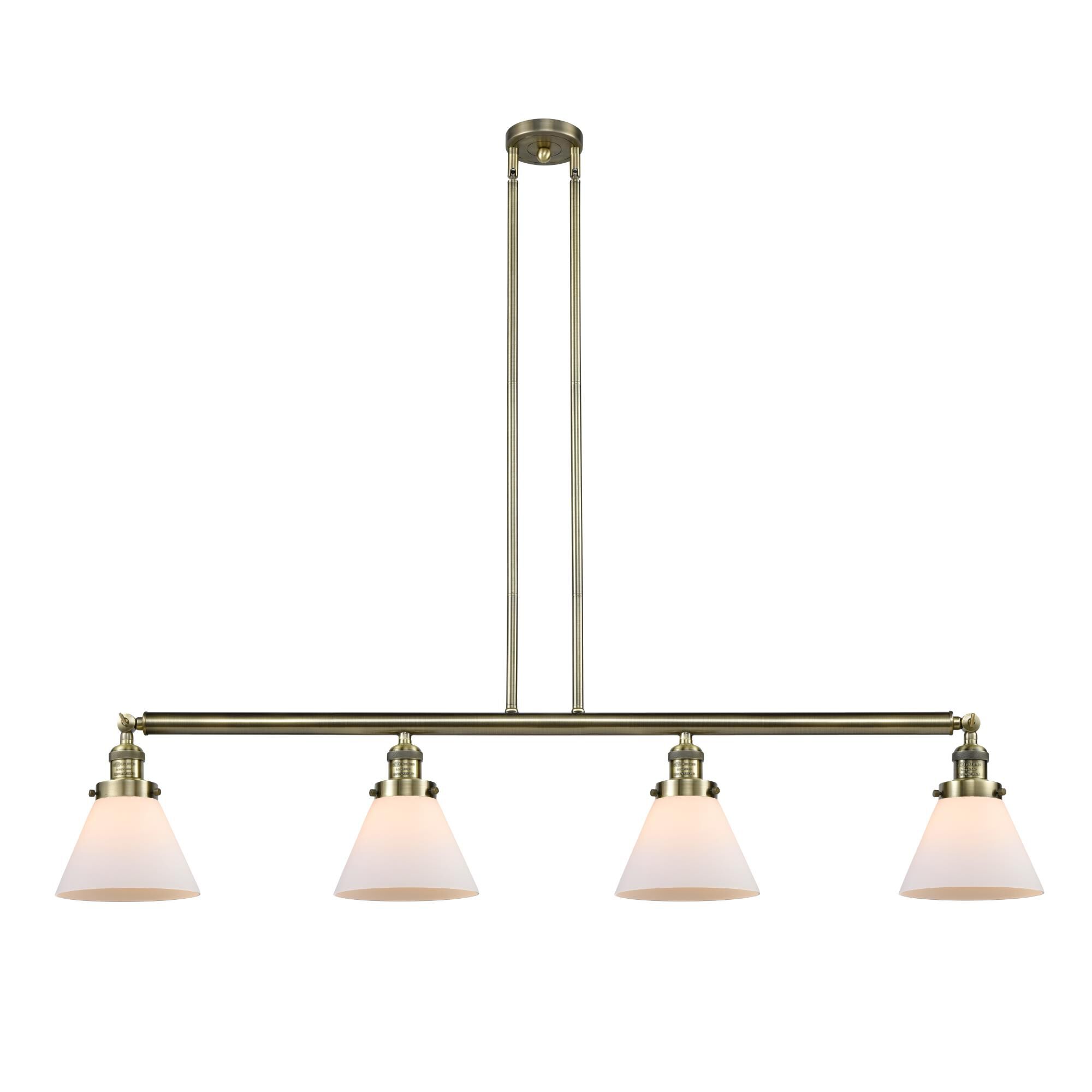 Bruno Marashlian Large Cone 48 Inch 4 Light LED Linear Suspension Light by Innovations Lighting