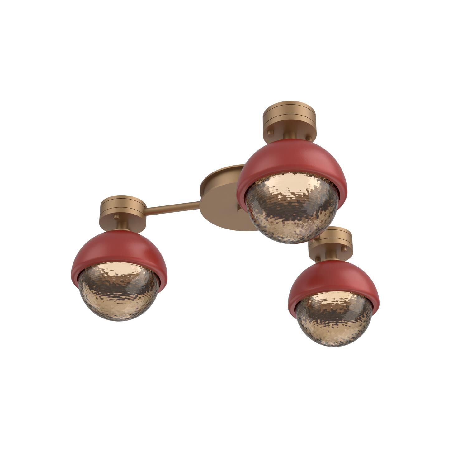 Levi Wilson Cabochon 23 Inch Flush Mount by Hammerton Studio