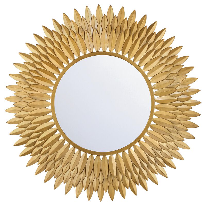 Broche 30 Inch Decorative Mirror by Crystorama