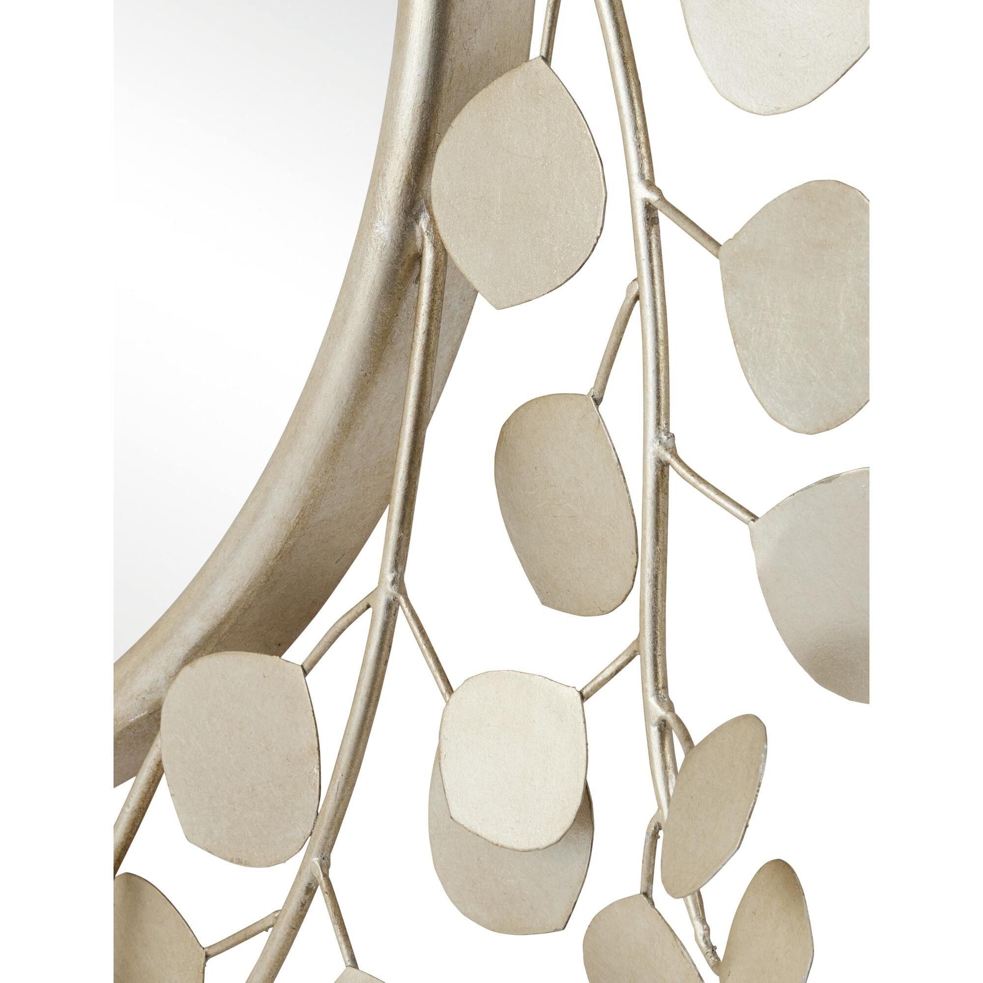 Shown in Contemporary Silver Leaf and Mirror finish