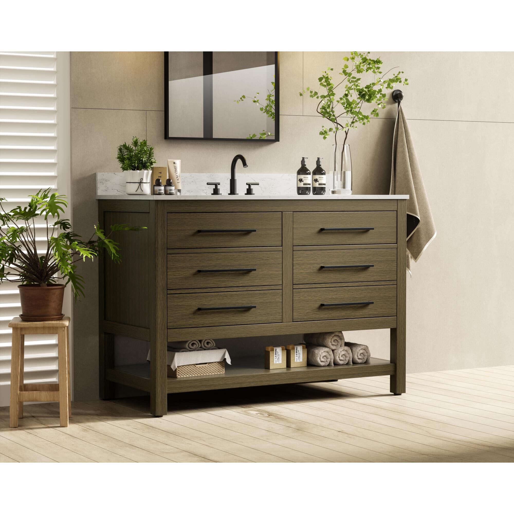 Karson 48 Inch Bath Vanity by Elegant Dcor