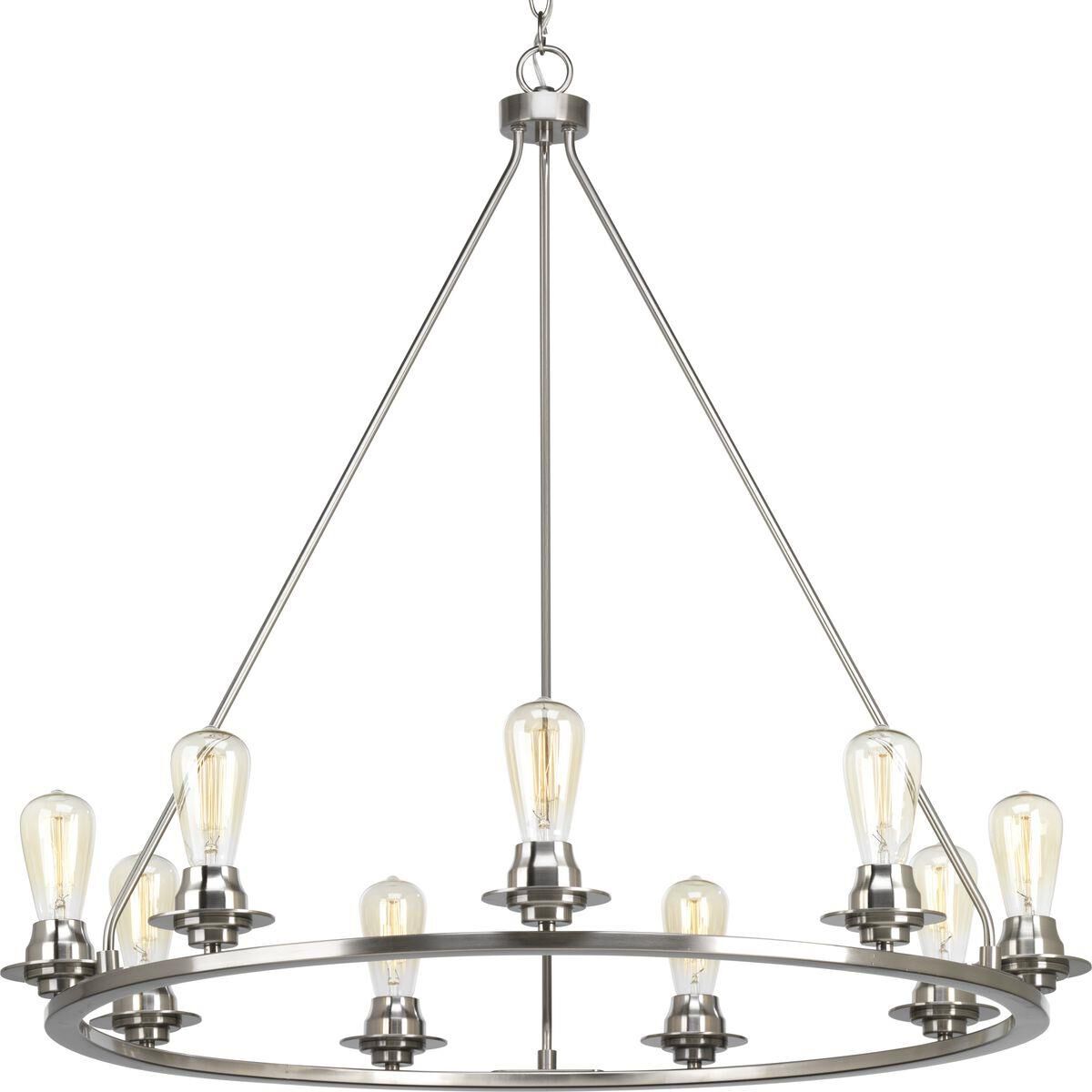 Debut 36 Inch 9 Light Chandelier by Progress Lighting