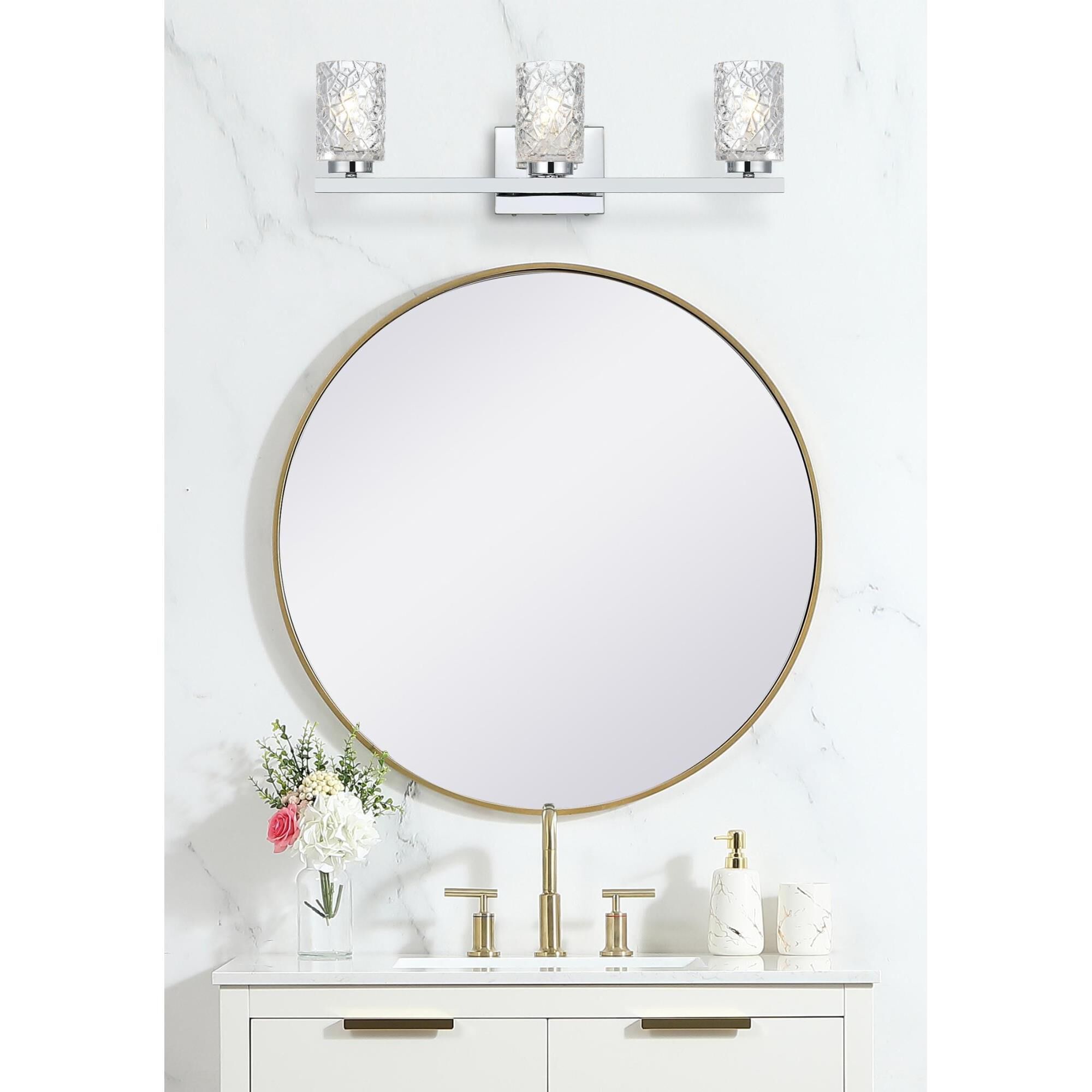 Cassie 24 Inch Bath Vanity Light by Elegant Lighting