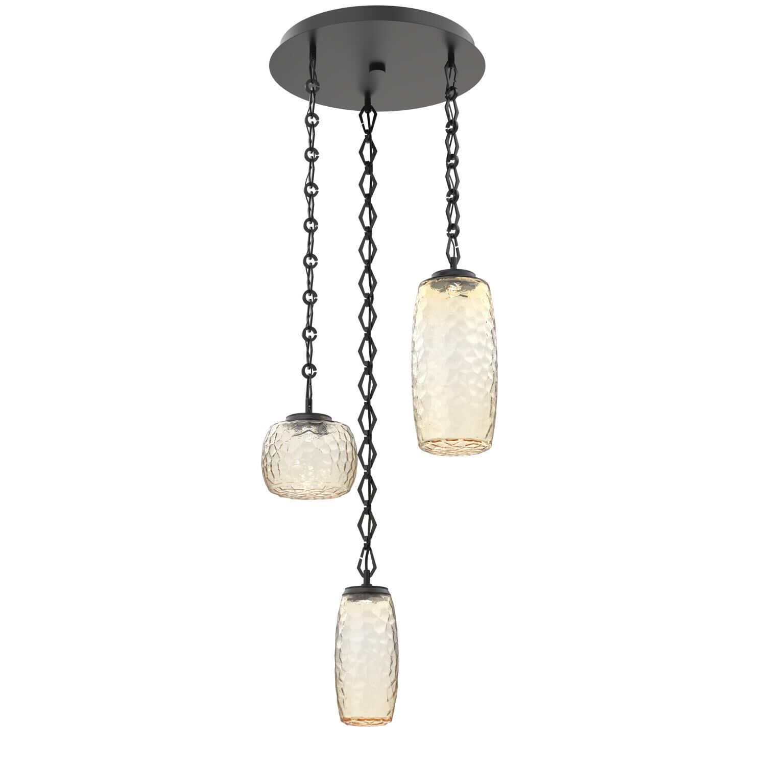 Levi Wilson Vessel 19 Inch Multi Light Pendant by Hammerton Studio