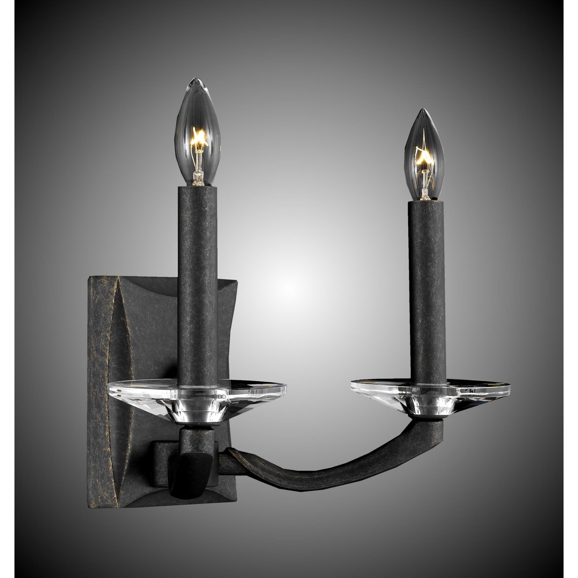 Shown in Polished Brass With Old Brass Accents finish and Precision  Bobeche crystal