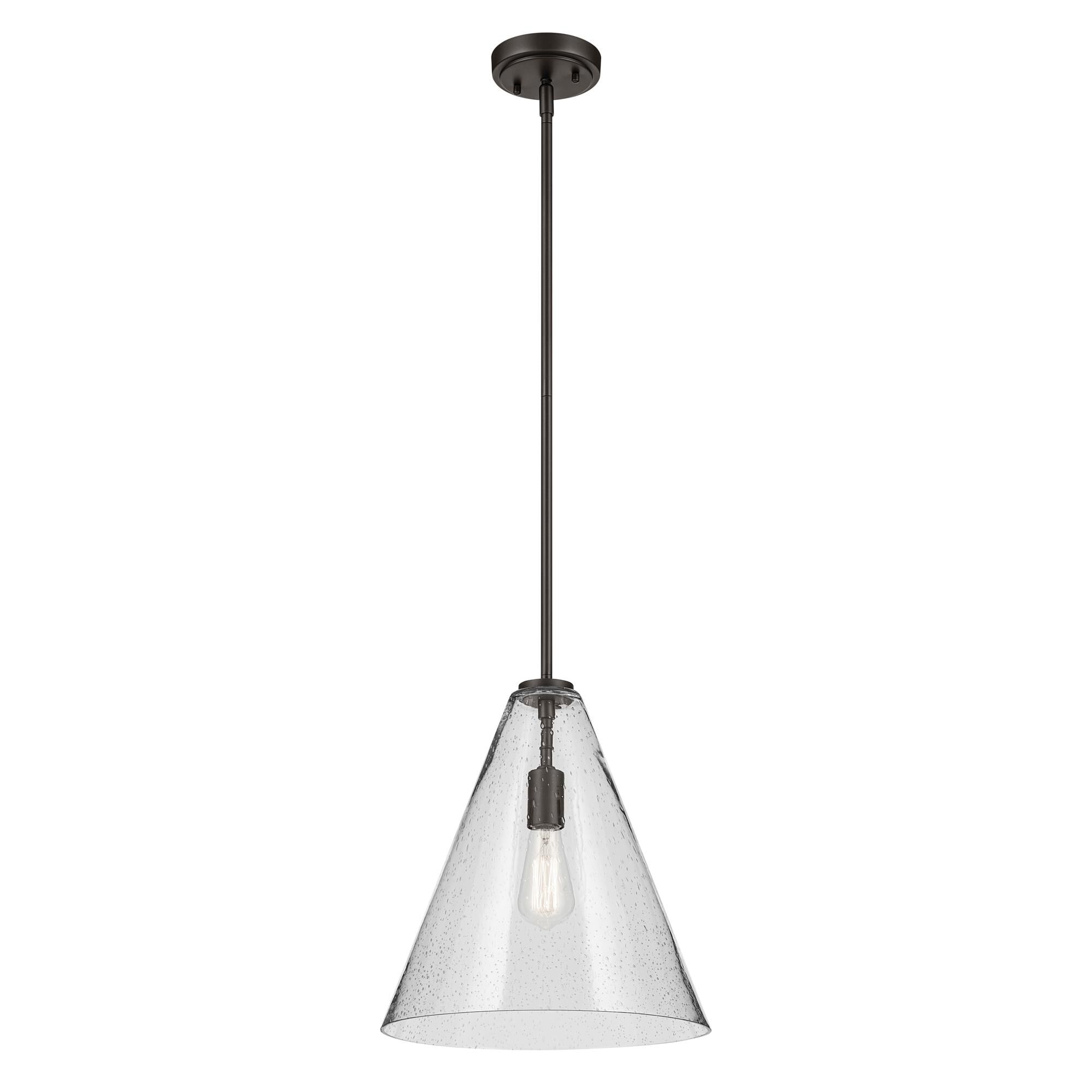 Shown in Olde Bronze finish and Clear glass