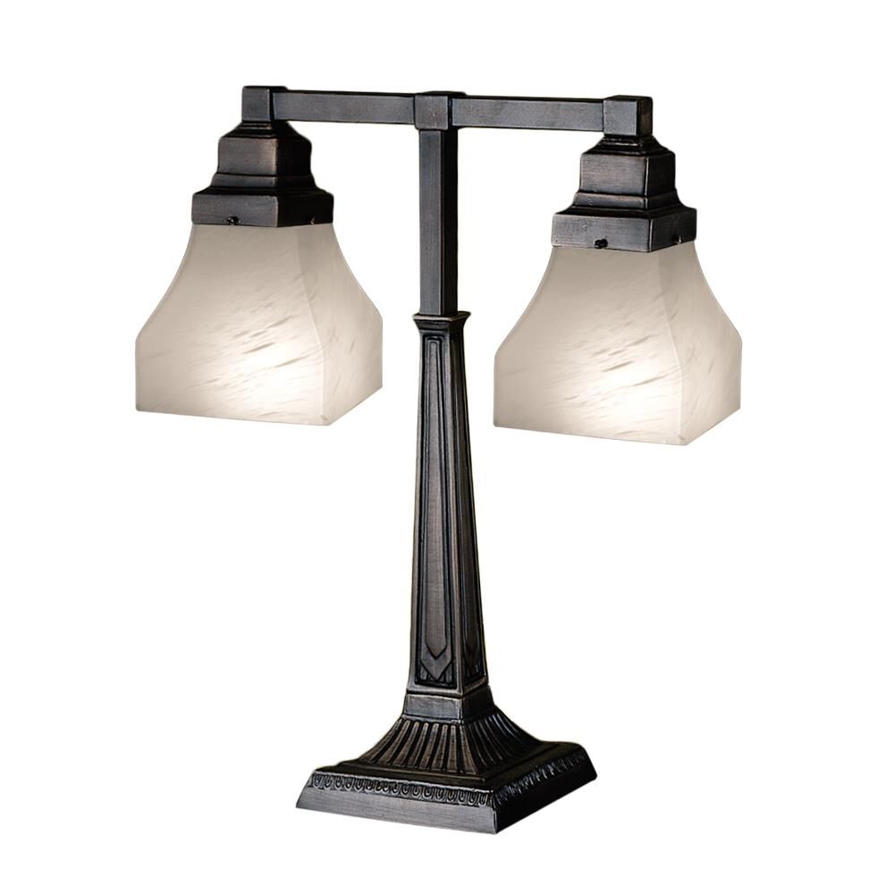 Shown in French Bronzed Finish finish and Alabaster White glass