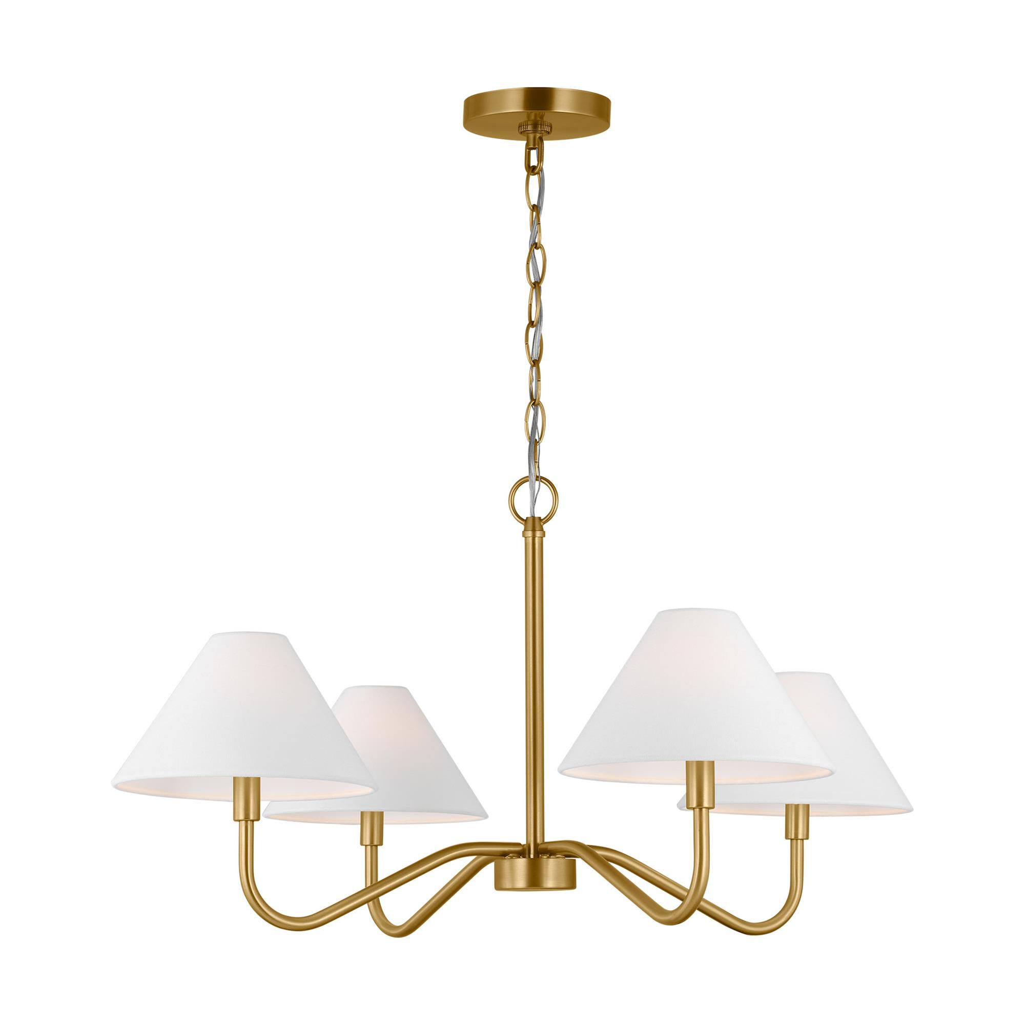 Shown in Satin Brass finish