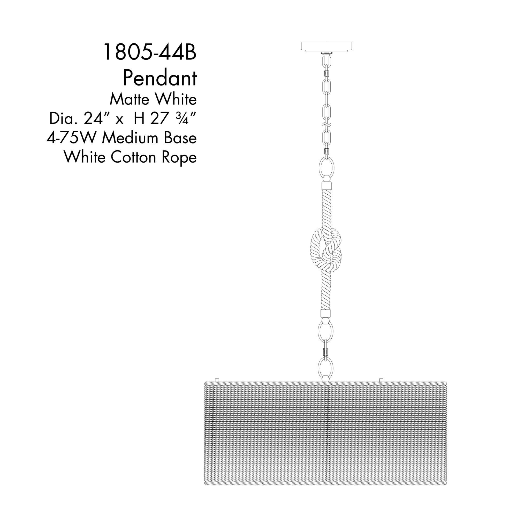 Lodelle 24 Inch Large Pendant by Minka Lavery