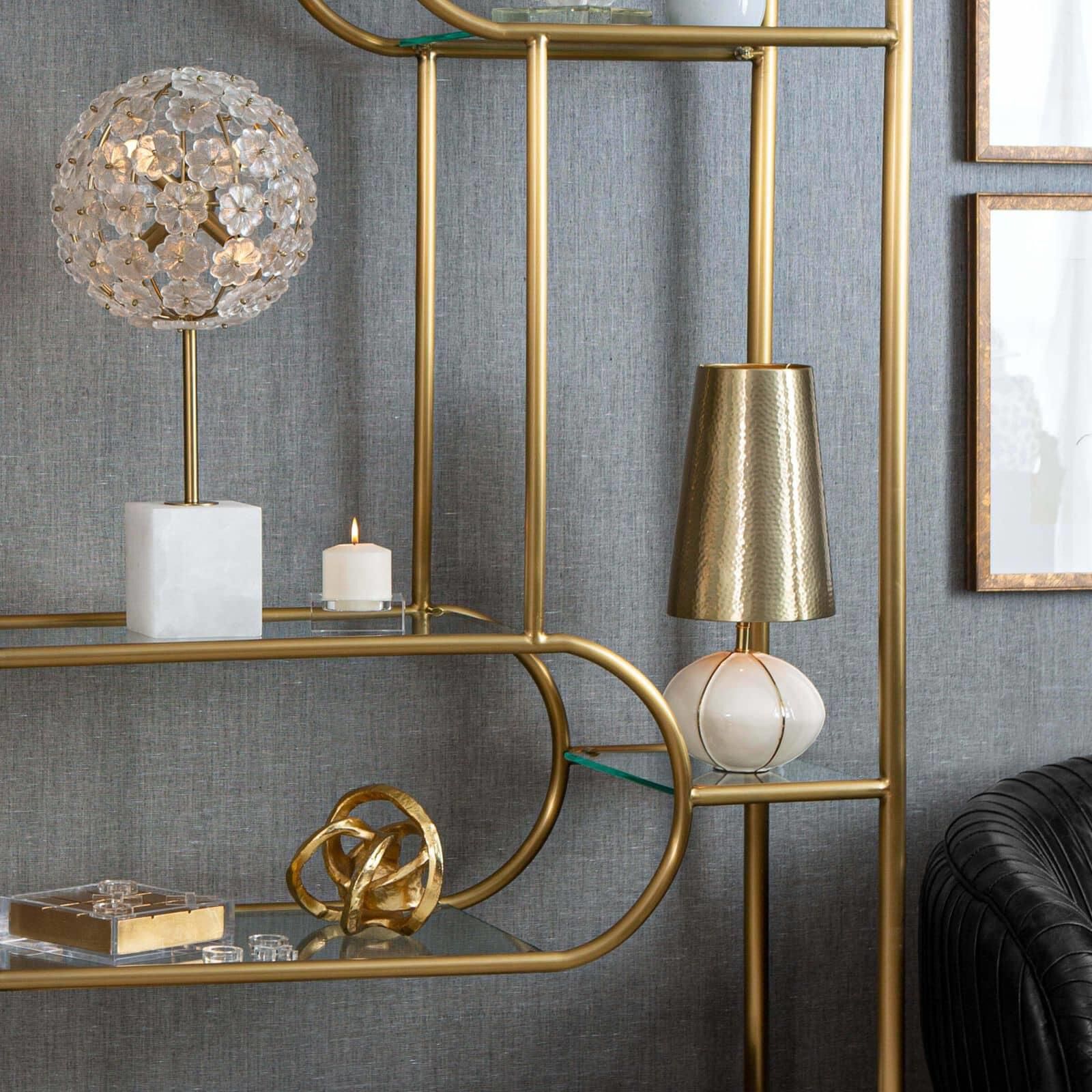 Shown in Gold finish