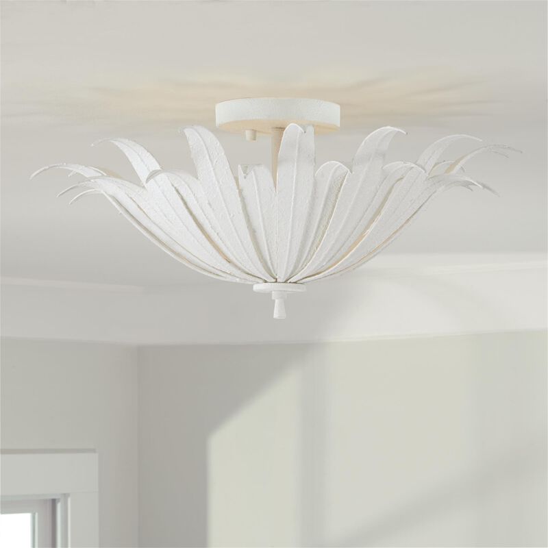 Eden 18 Inch 3 Light Semi Flush Mount by Capital Lighting Fixture Company