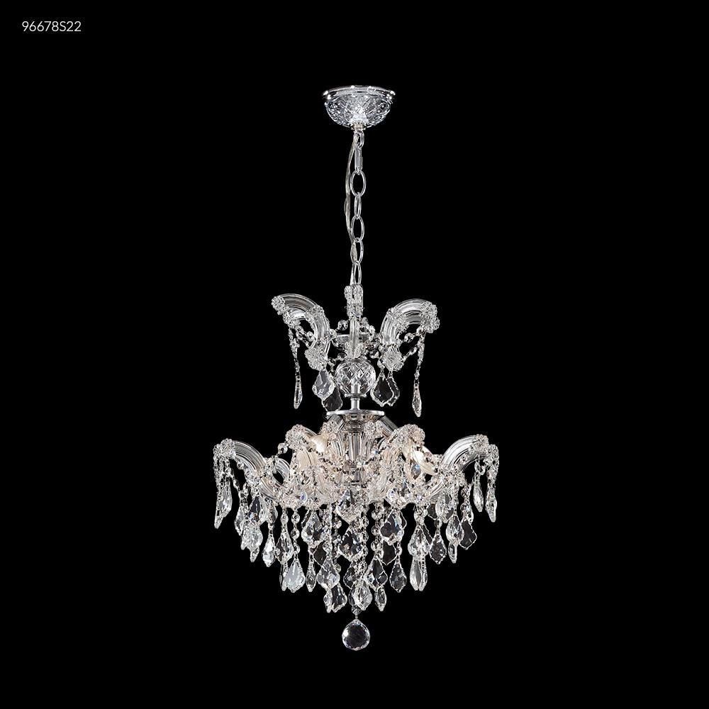 Maria Theresa Grand Collection 16 Inch 3 Light Mini Chandelier by James R. Moder