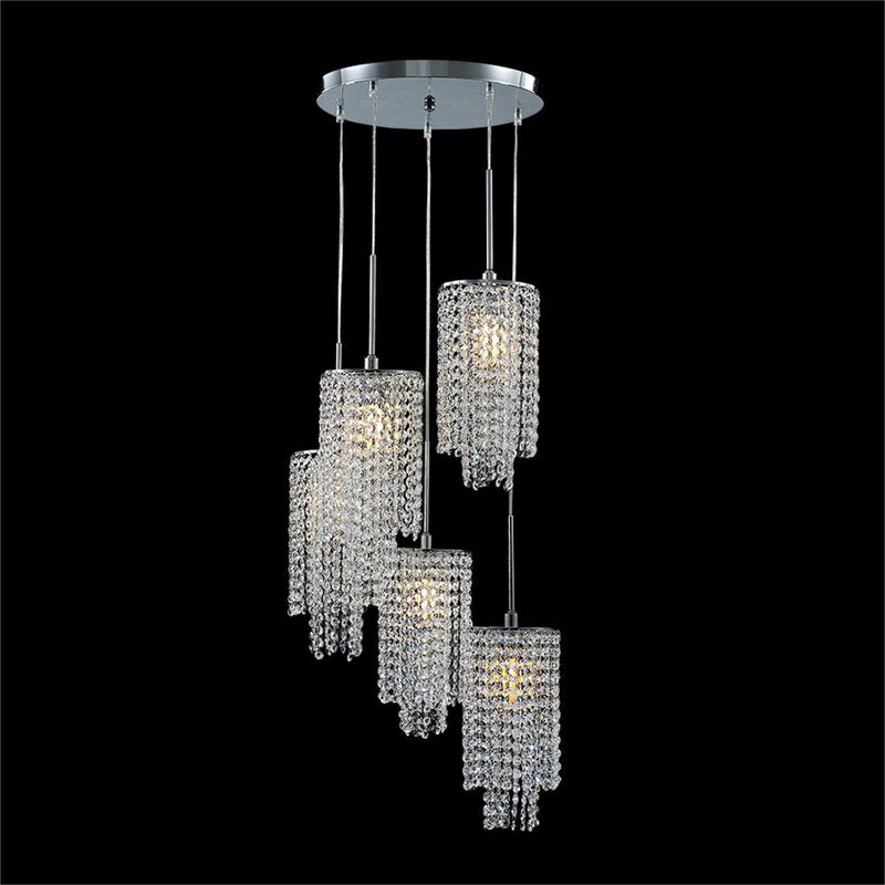 Contemporary Multi Light Pendant by James R. Moder