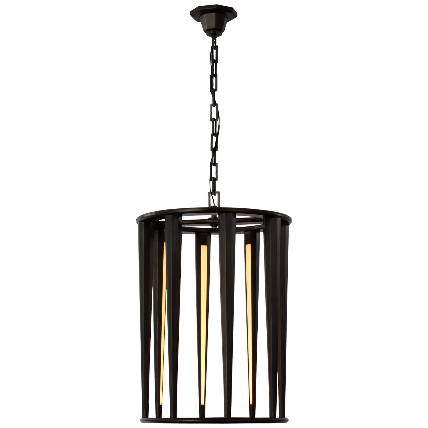 Shown in Bronze finish and White Glass shade