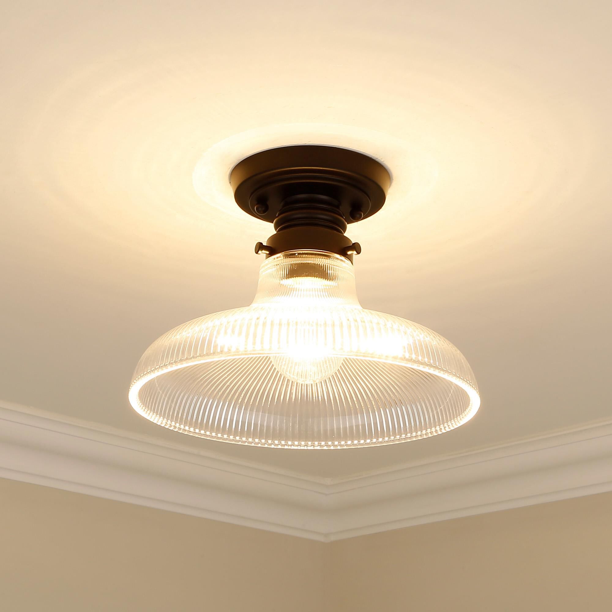 Clary 10 Inch Flush Mount by Golden Lighting