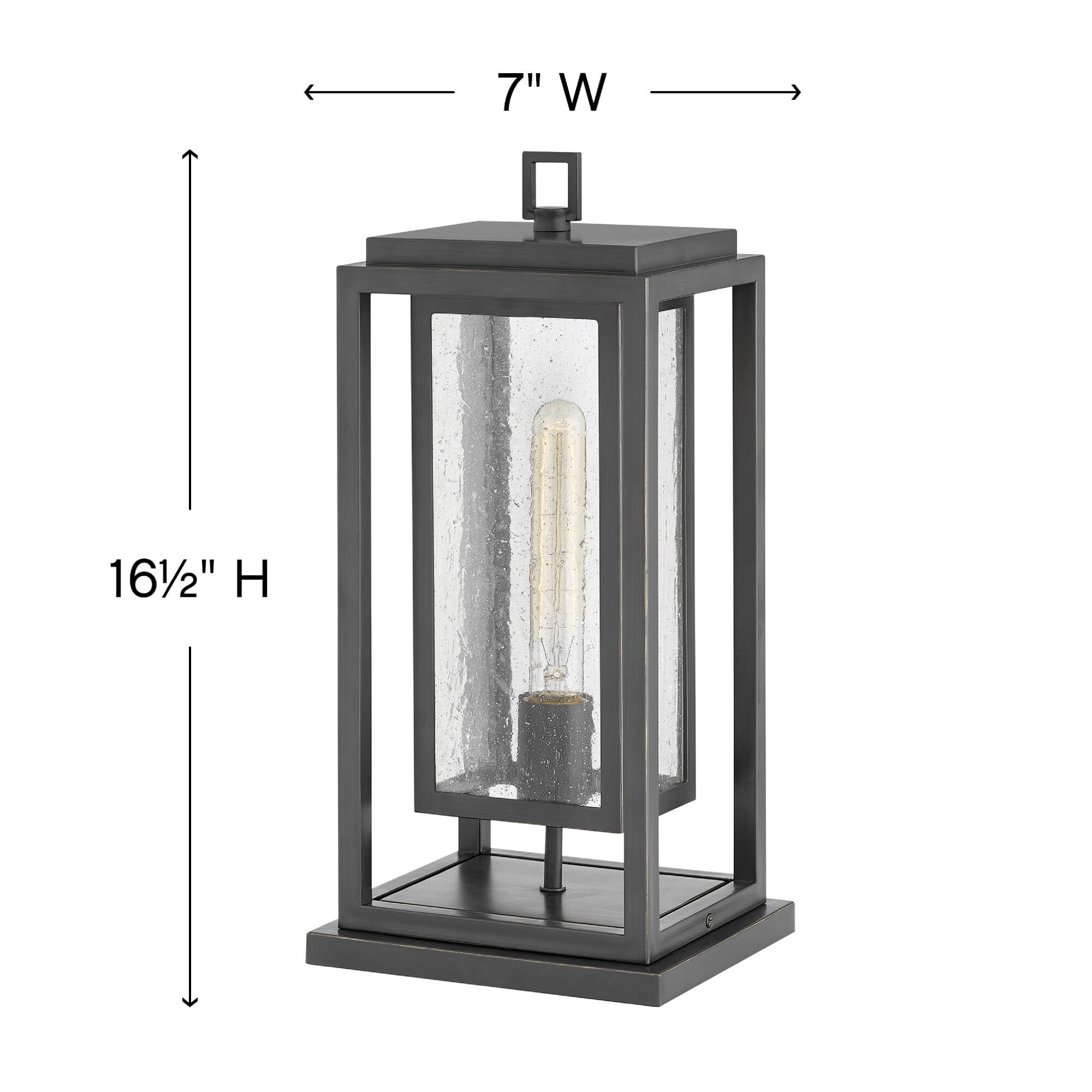 Republic 16 Inch Tall Outdoor Pier Lamp by Hinkley Lighting