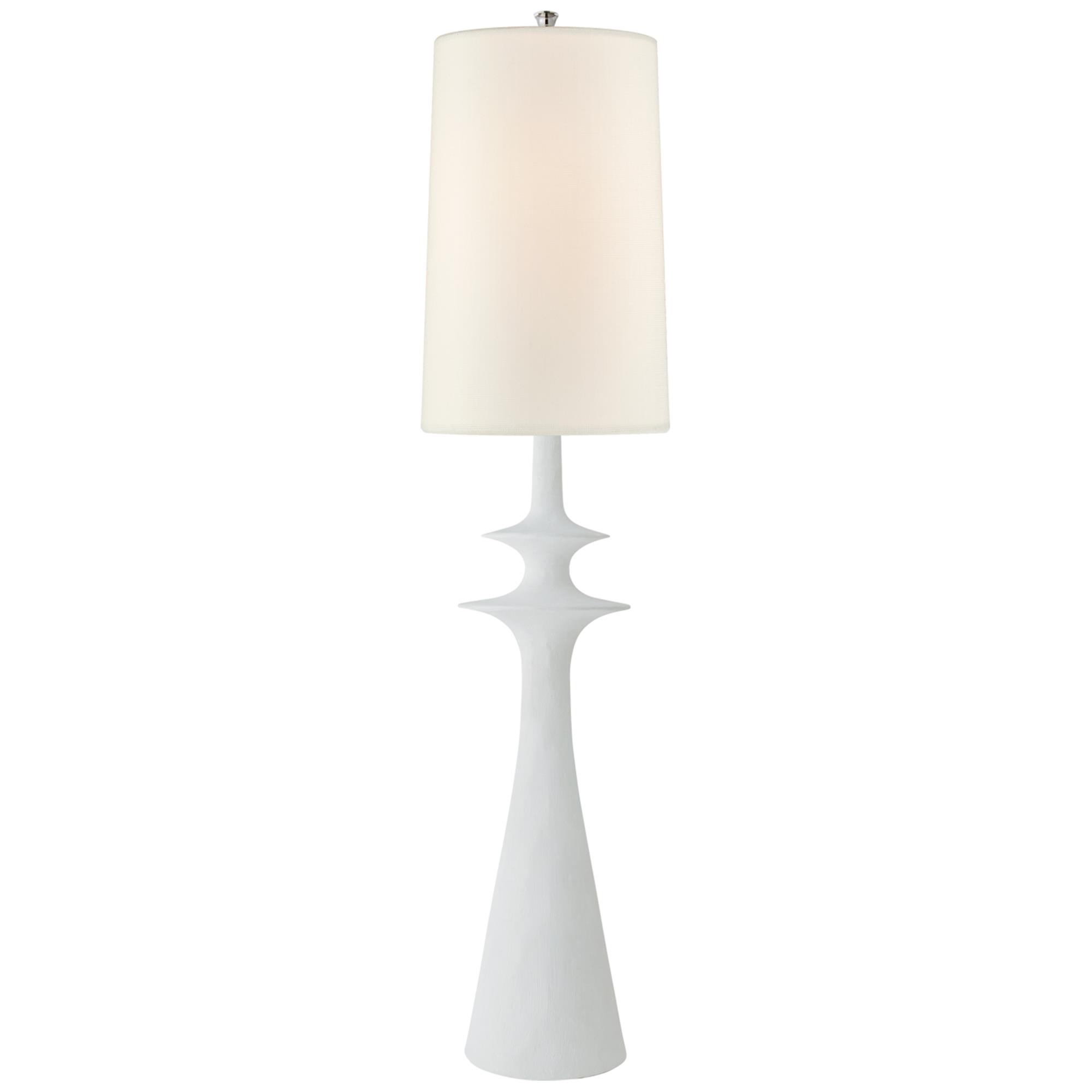 Shown in Plaster White finish and Linen shade