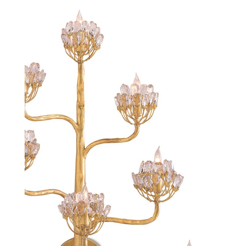 Agave Americana 32 Inch Wall Sconce by Currey and Company