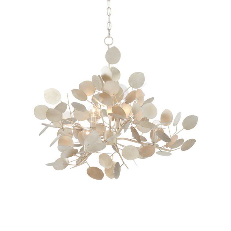 Lunaria 34 Inch Chandelier by Currey & Company