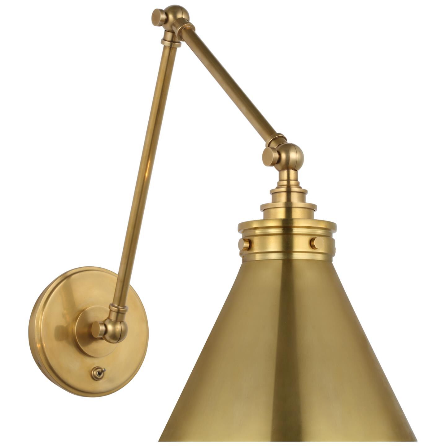 Shown in Antique-Burnished Brass finish