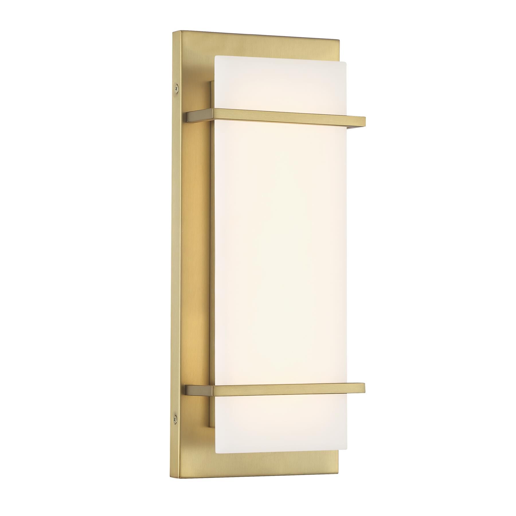 Shown in Soft Brass finish and Faux Alabaster White glass