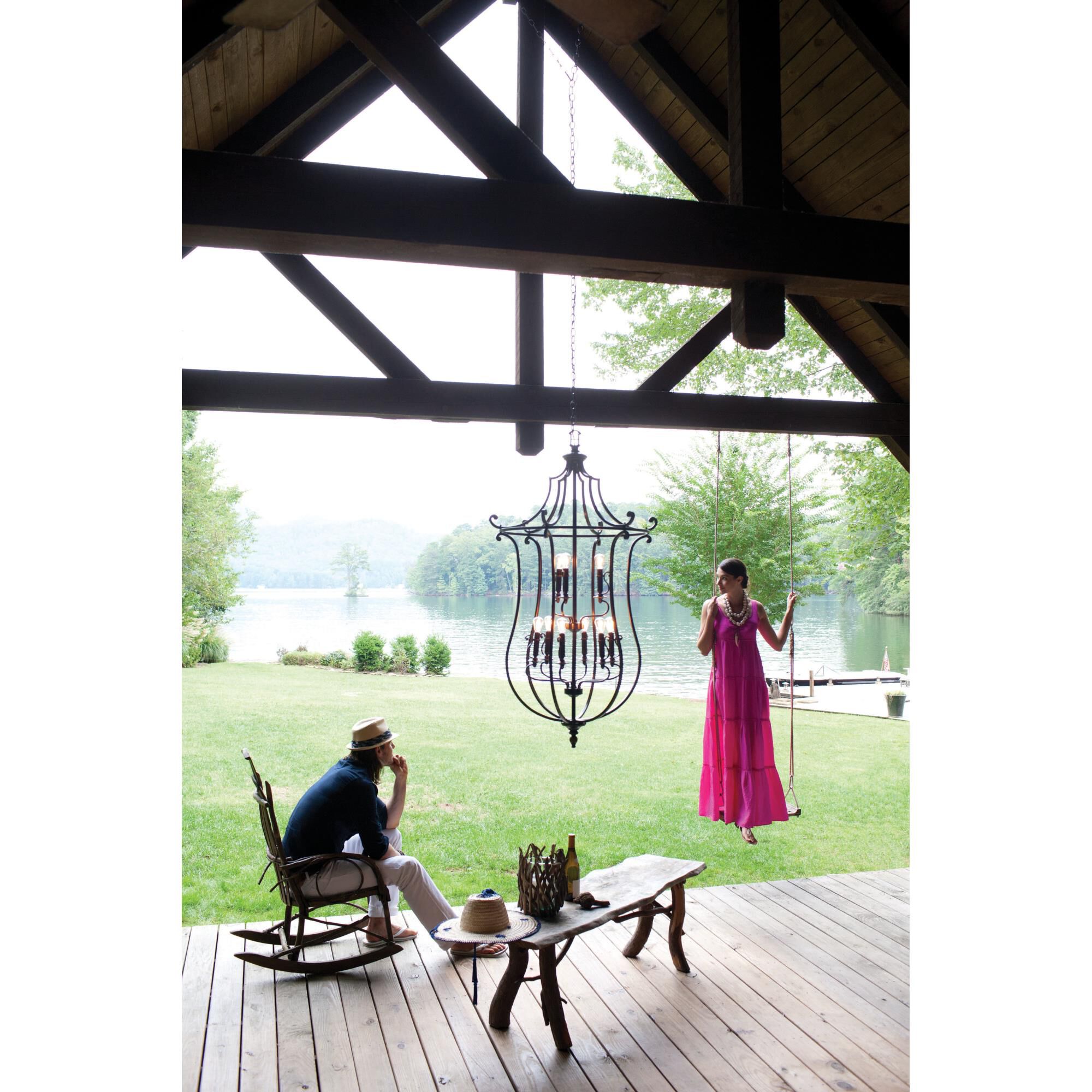 Plymouth 30 Inch Cage Pendant by Hinkley Lighting