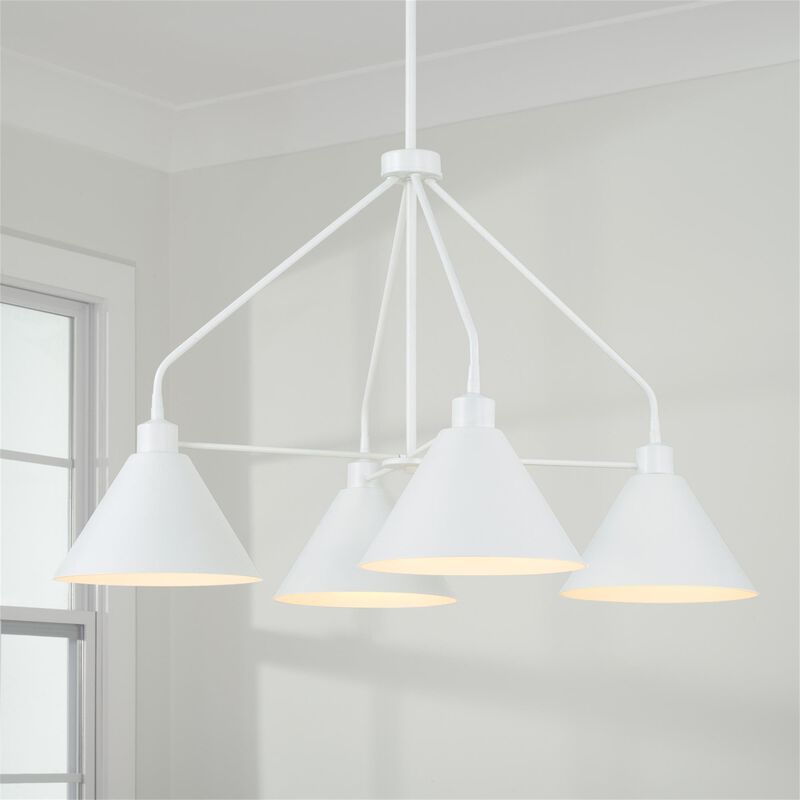 Alden 32 Inch 4 Light Chandelier by Capital Lighting Fixture Company