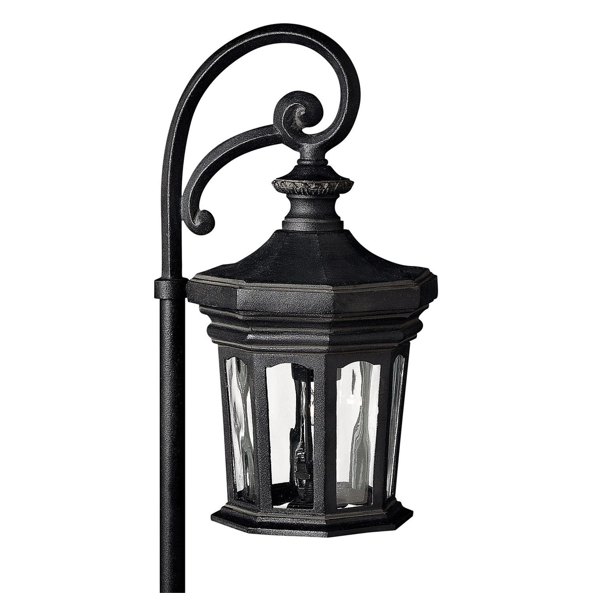 Shown in Museum Black finish and Clear Water Panels glass