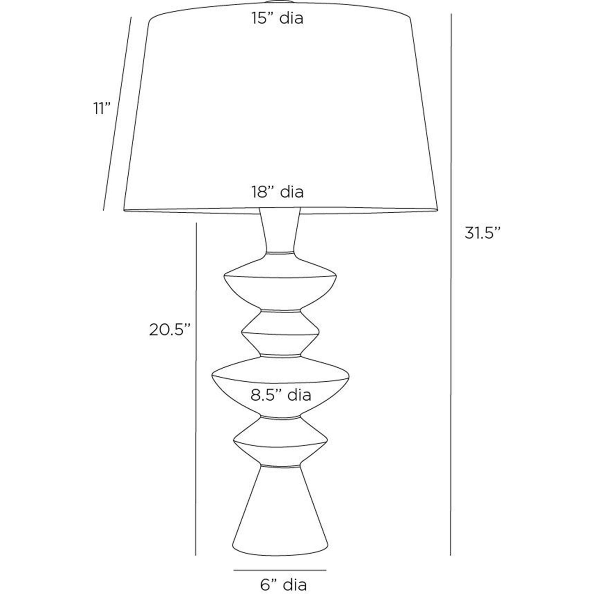 Jillian 32 Inch Table Lamp by Arteriors Home