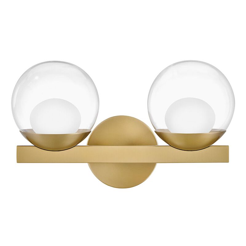 Sunni 15 Inch 2 Light Bath Vanity Light by Hinkley