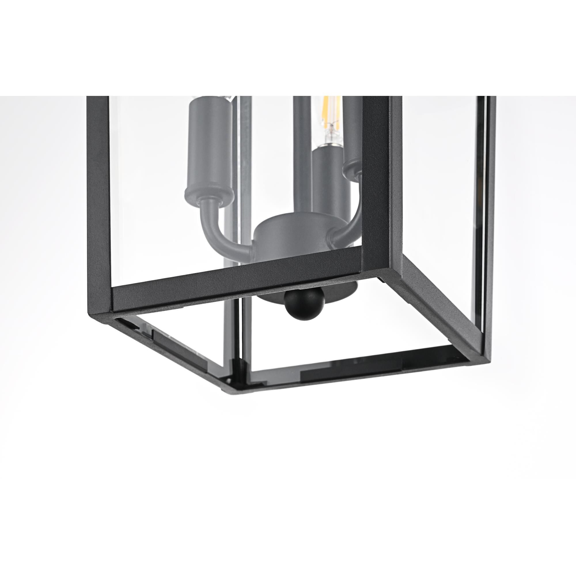 Riggs 8 Inch Outdoor Hanging Lantern by Elegant Lighting