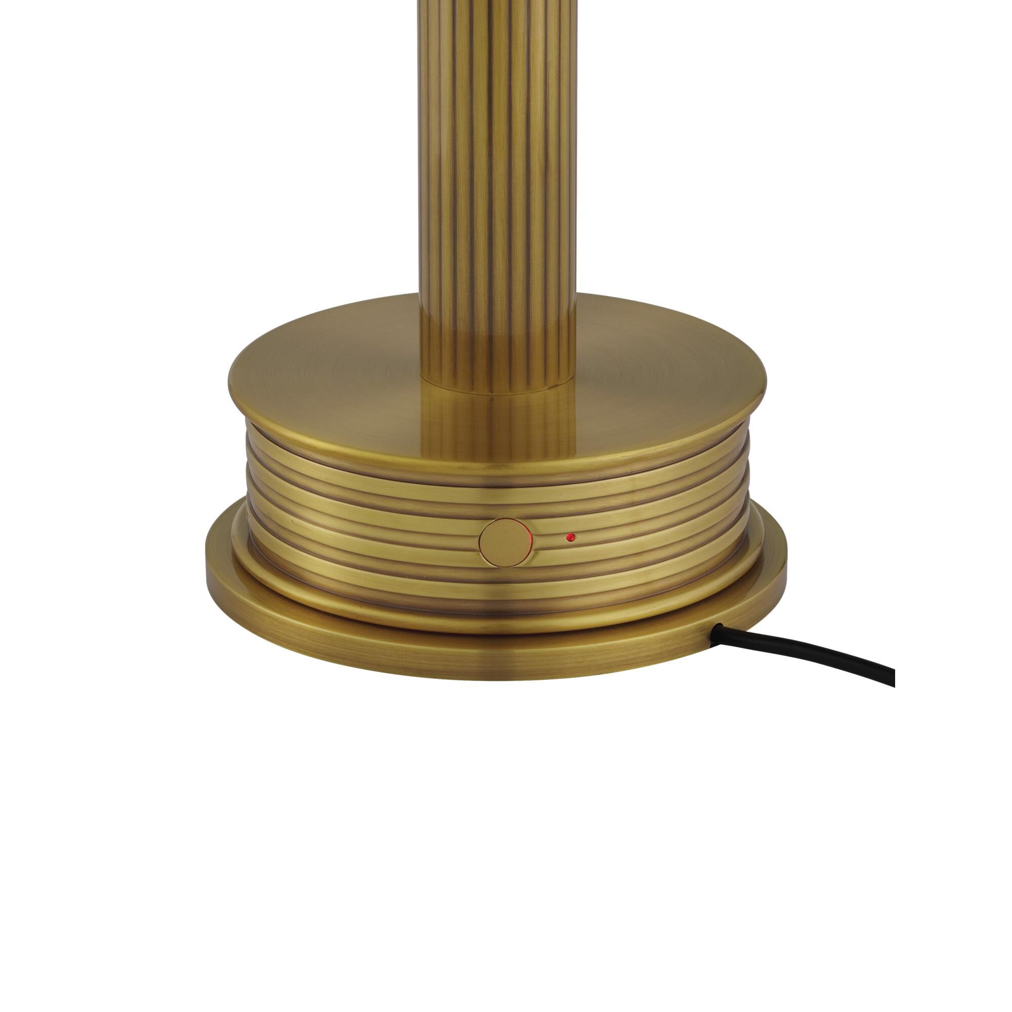 Shown in Antique Brass, Milk finish