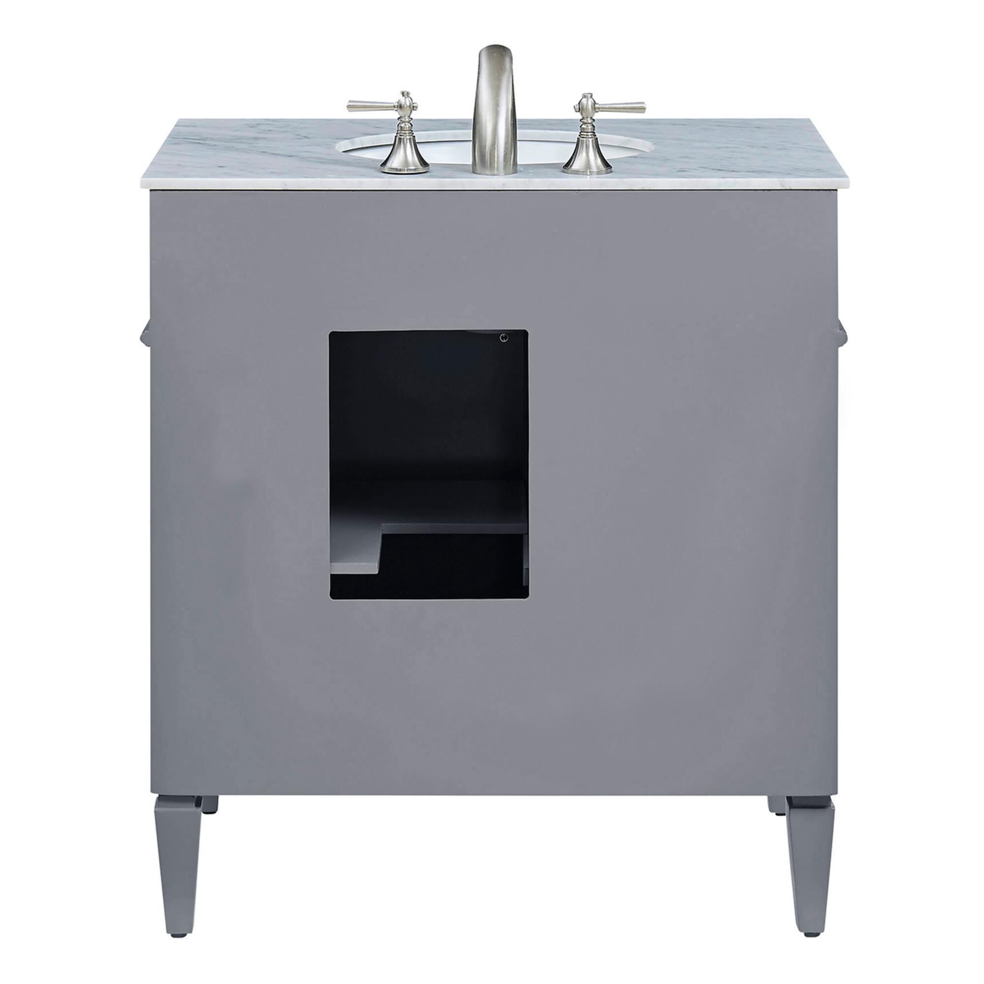 Shown in Grey finish