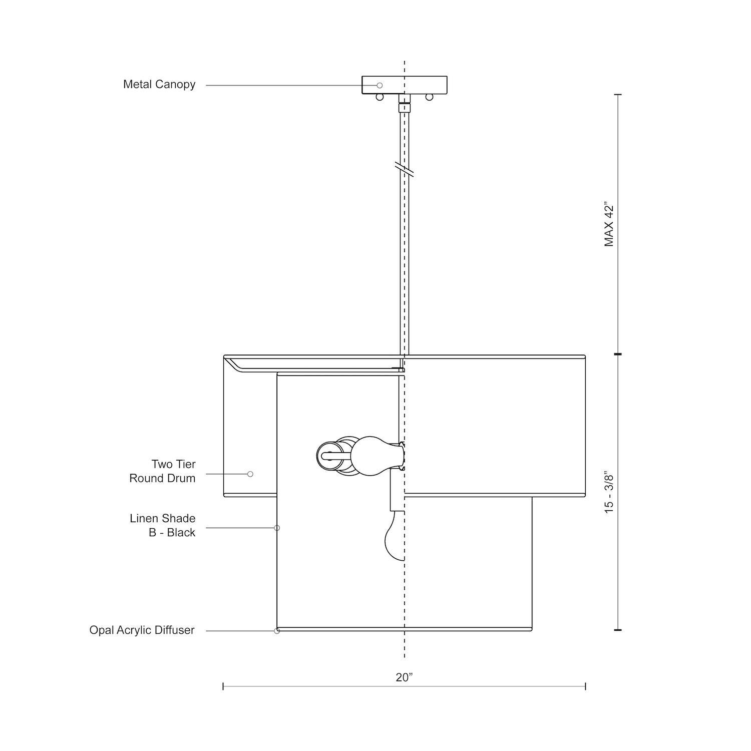 Shown in Black finish