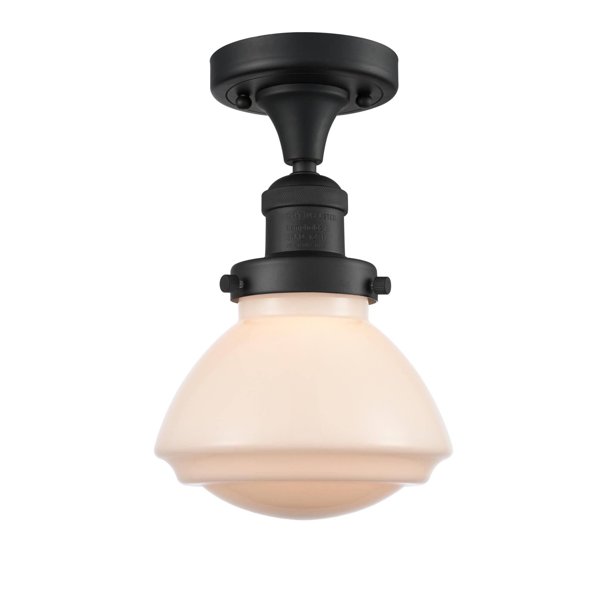Bruno Marashlian Olean 6 Inch 1 Light Semi Flush Mount by Innovations Lighting